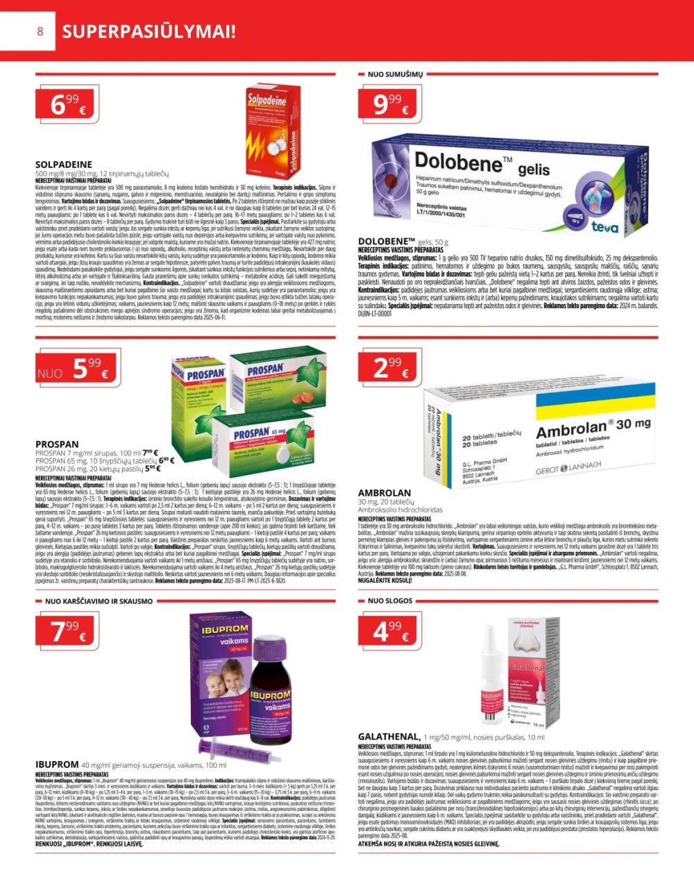 gintarine-vaistine - GINTARINĖ VAISTINĖ (2025 11 01 - 2025 11 30) - page: 8