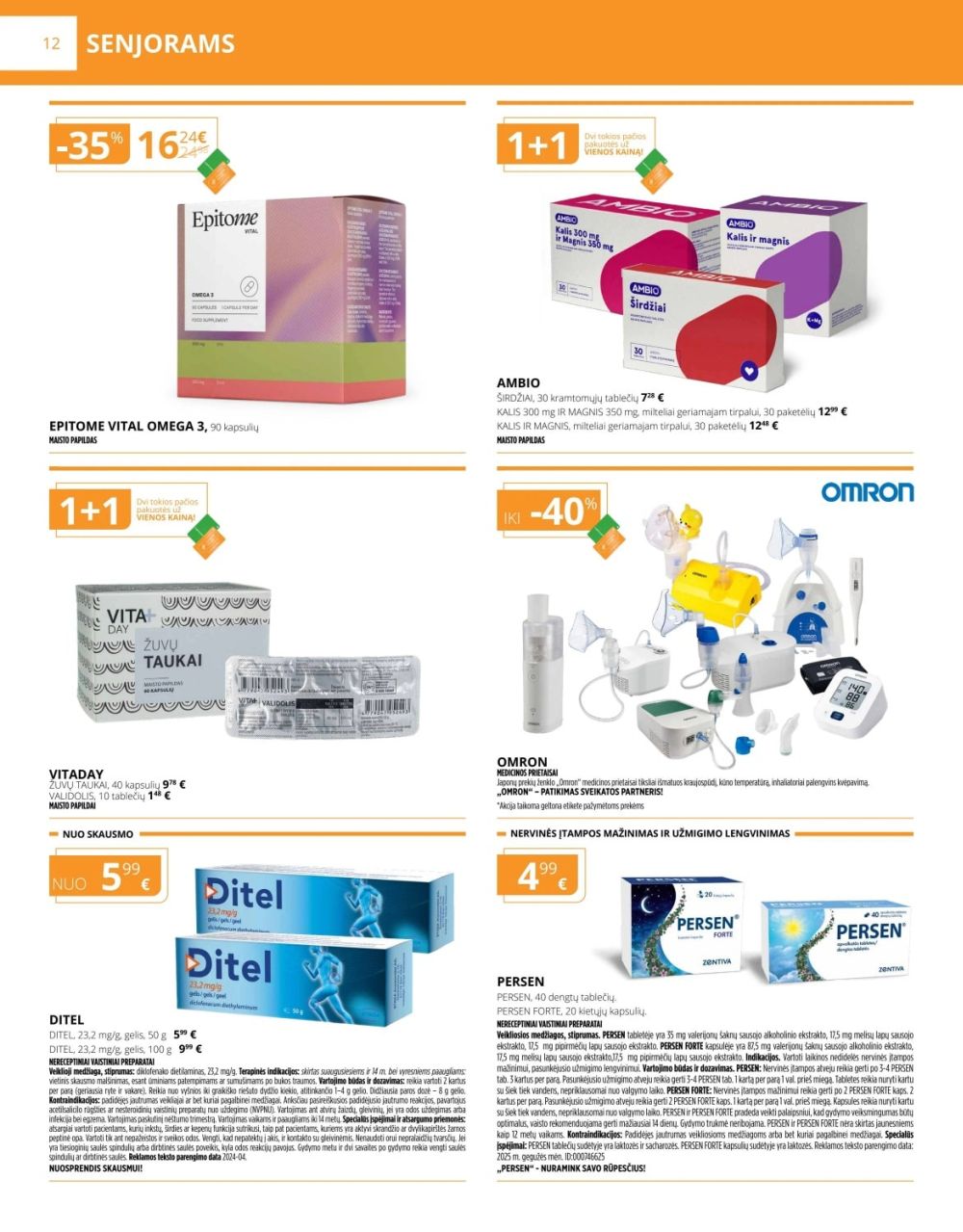 gintarine-vaistine - GINTARINĖ VAISTINĖ (2025 11 01 - 2025 11 30) - page: 12