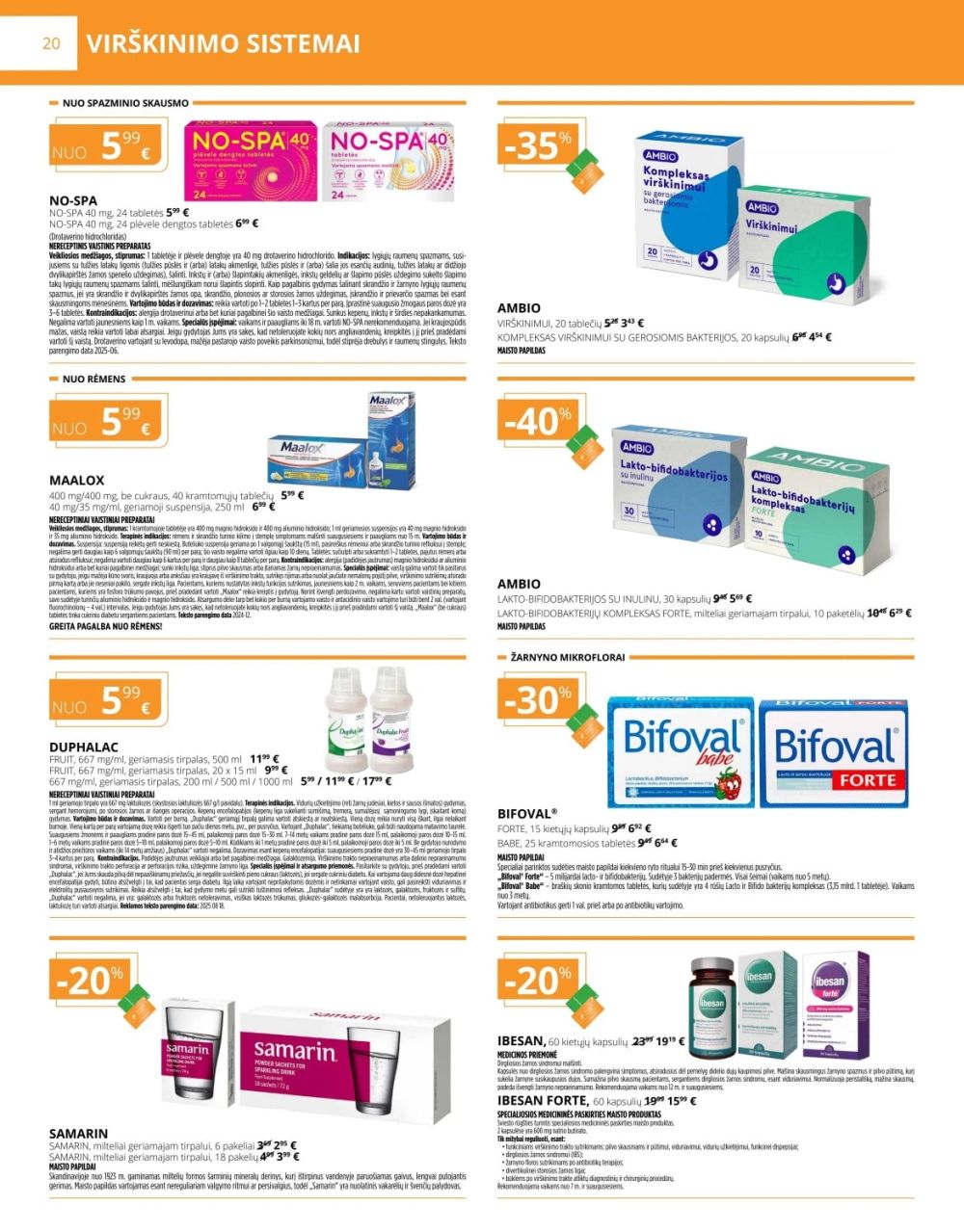 gintarine-vaistine - GINTARINĖ VAISTINĖ (2025 11 01 - 2025 11 30) - page: 20