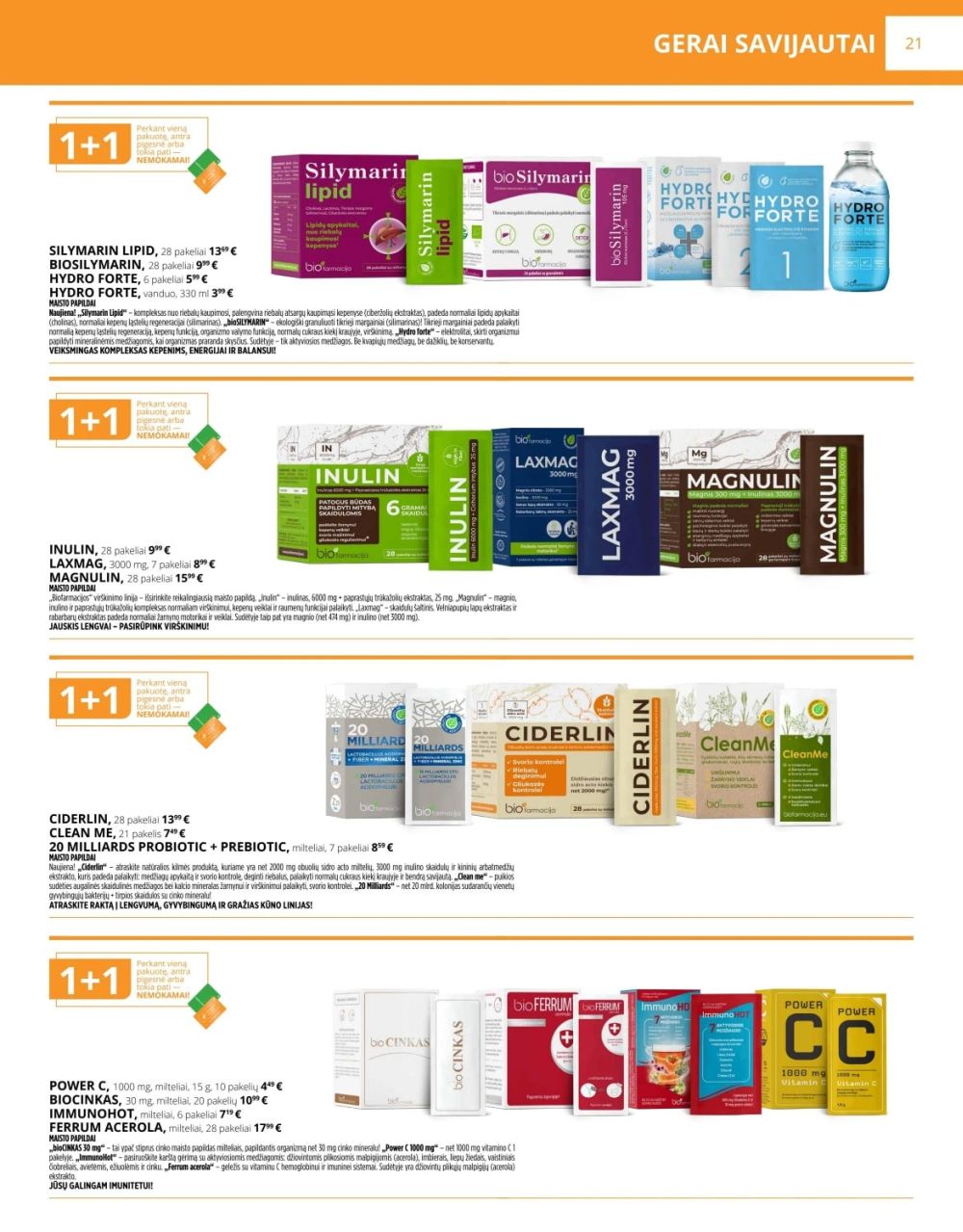 gintarine-vaistine - GINTARINĖ VAISTINĖ (2025 11 01 - 2025 11 30) - page: 21