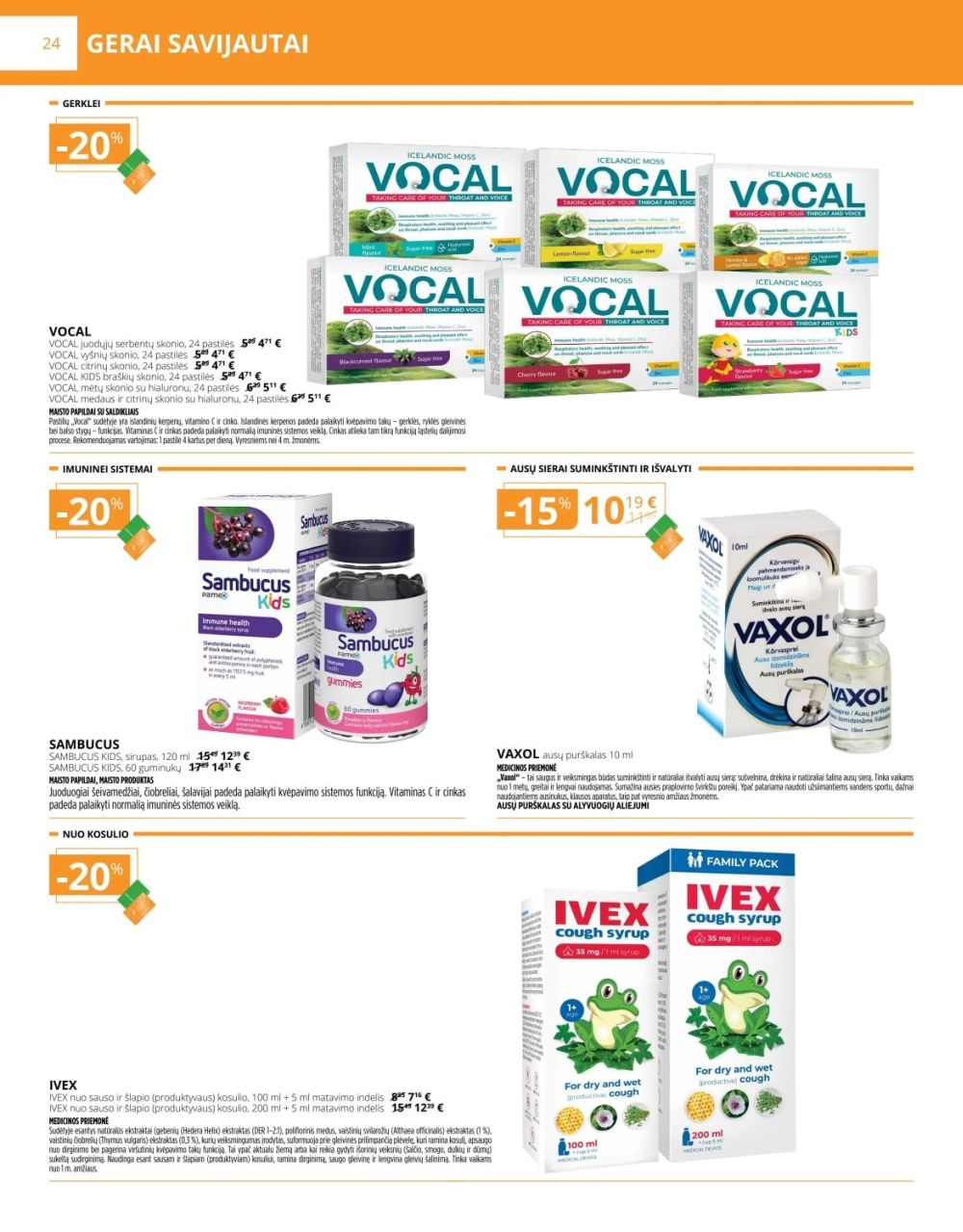 gintarine-vaistine - GINTARINĖ VAISTINĖ (2025 11 01 - 2025 11 30) - page: 24