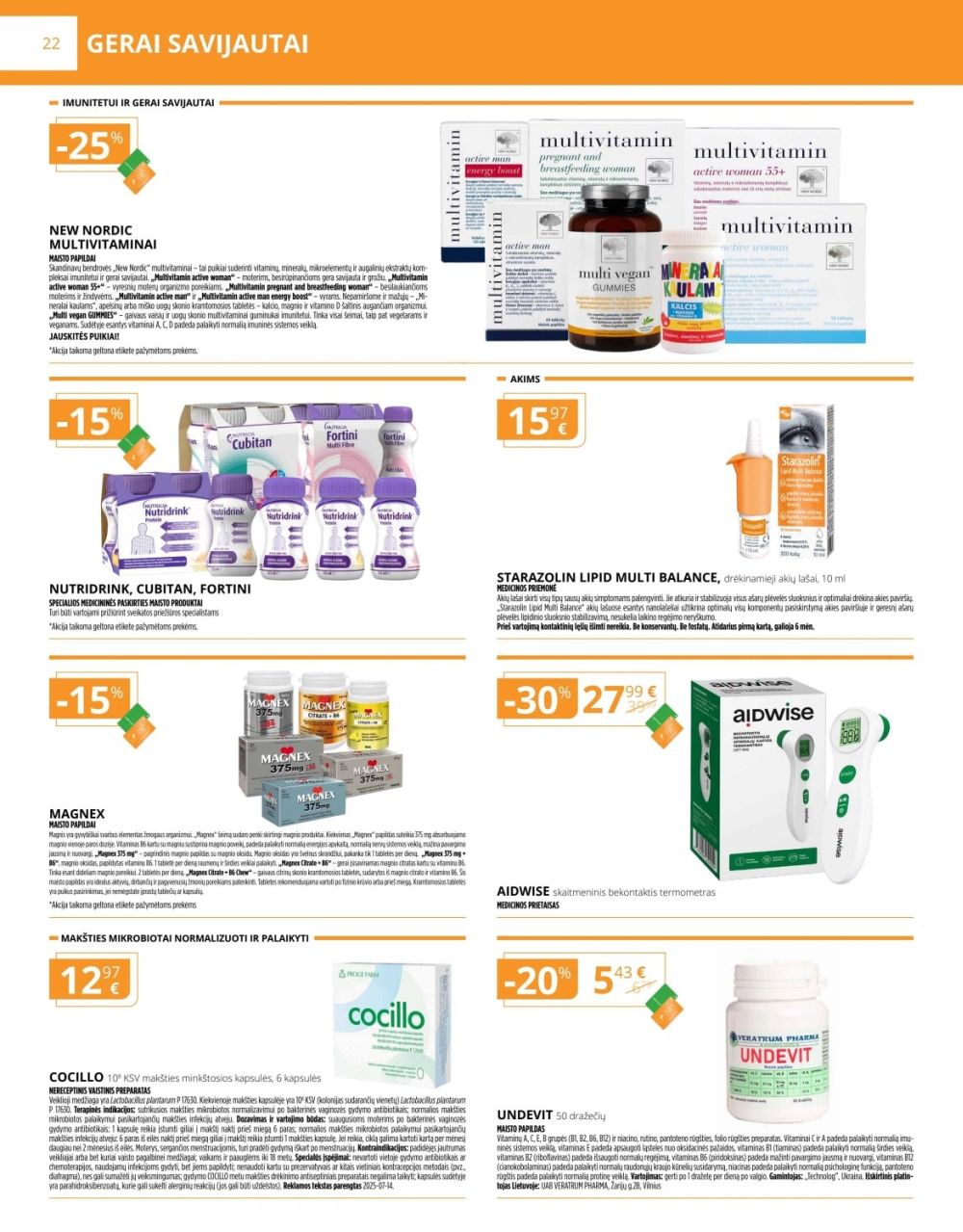 gintarine-vaistine - GINTARINĖ VAISTINĖ (2025 11 01 - 2025 11 30) - page: 22