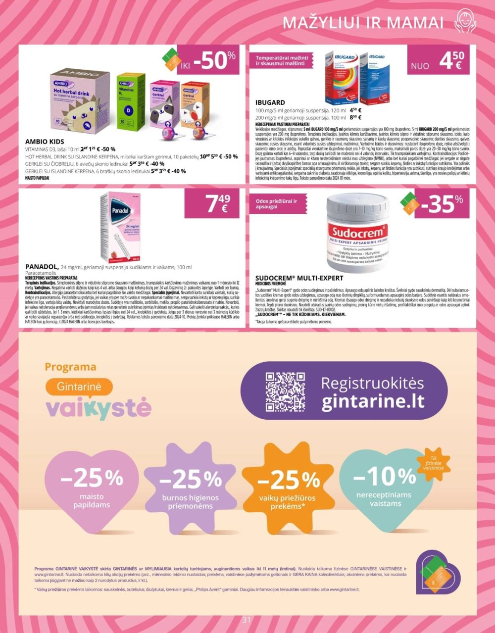 gintarine-vaistine - GINTARINĖ VAISTINĖ (2025 11 01 - 2025 11 30) - page: 31