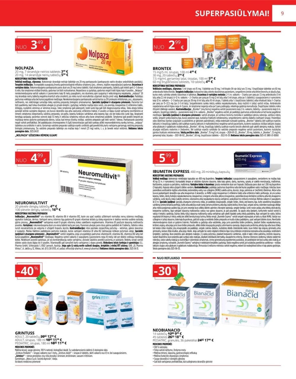 gintarine-vaistine - GINTARINĖ VAISTINĖ (2025 12 01 - 2025 12 31) - page: 9