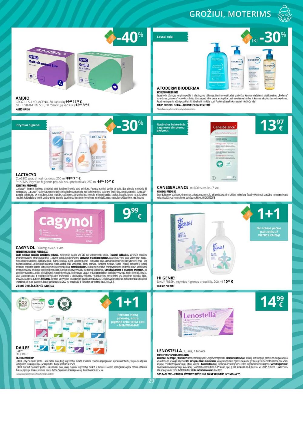 gintarine-vaistine - GINTARINĖ VAISTINĖ (2026 01 01 - 2026 01 31) - page: 29