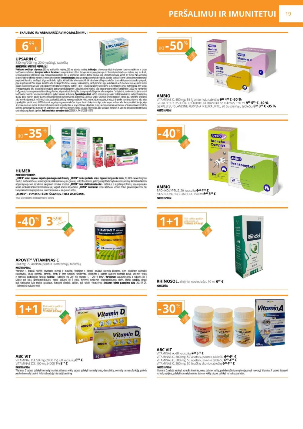 gintarine-vaistine - GINTARINĖ VAISTINĖ (2026 01 01 - 2026 01 31) - page: 19