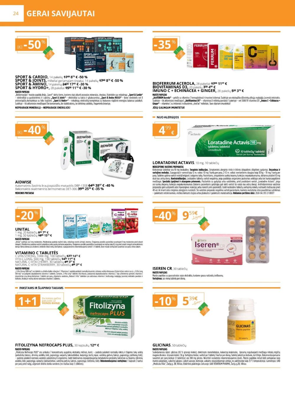 gintarine-vaistine - GINTARINĖ VAISTINĖ (2026 01 01 - 2026 01 31) - page: 24