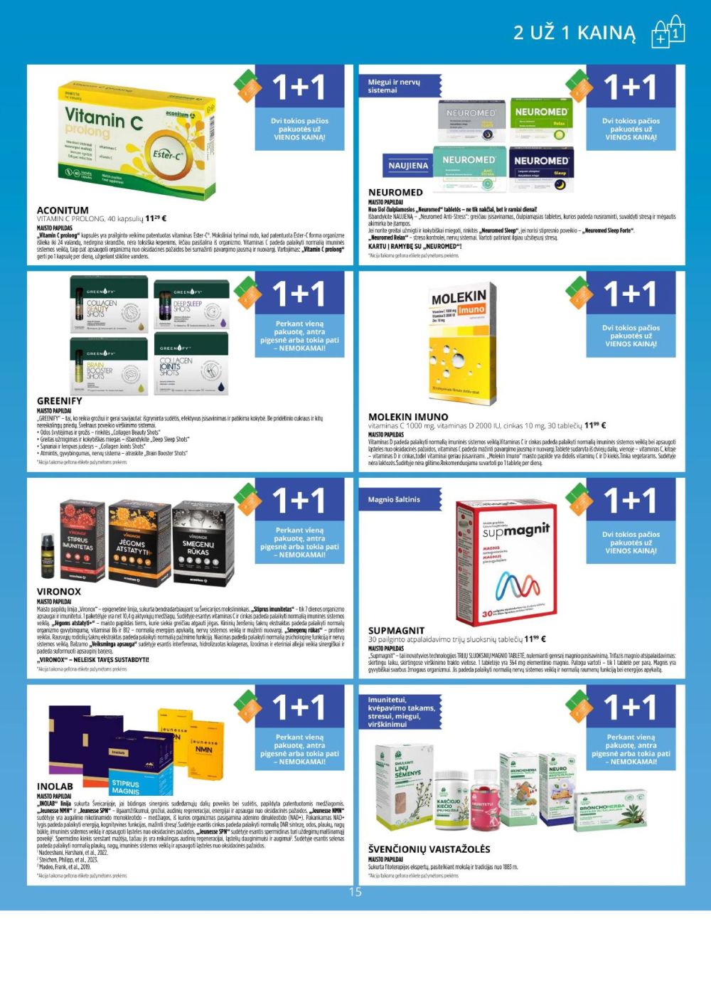 gintarine-vaistine - GINTARINĖ VAISTINĖ (2026 01 01 - 2026 01 31) - page: 15