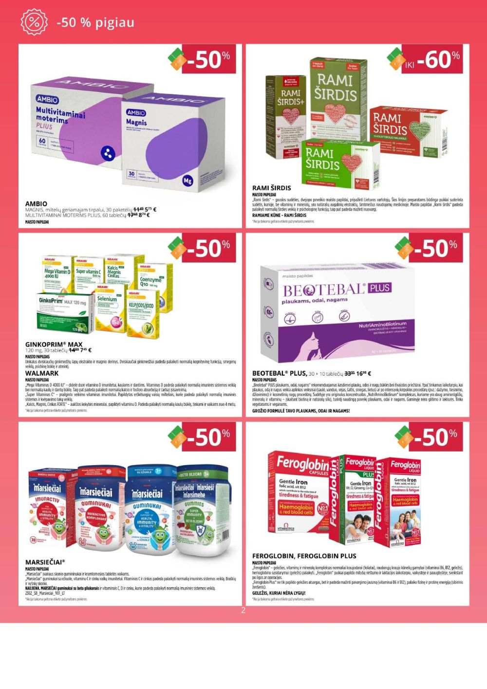 gintarine-vaistine - GINTARINĖ VAISTINĖ (2026 01 01 - 2026 01 31) - page: 2
