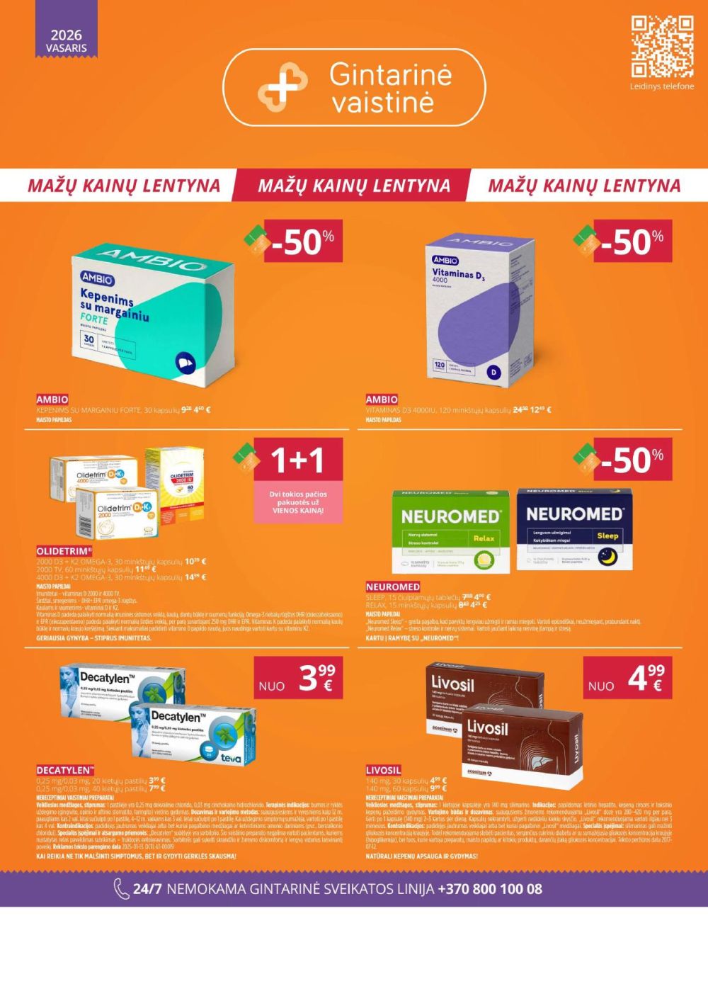 gintarine-vaistine - GINTARINĖ VAISTINĖ (2026 02 01 - 2026 02 28) - page: 1