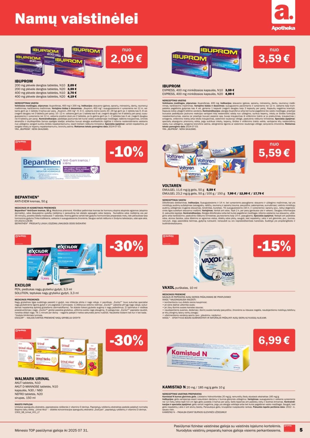 apotheka - APOTHEKA (2025 07 01 - 2025 07 31) - page: 5