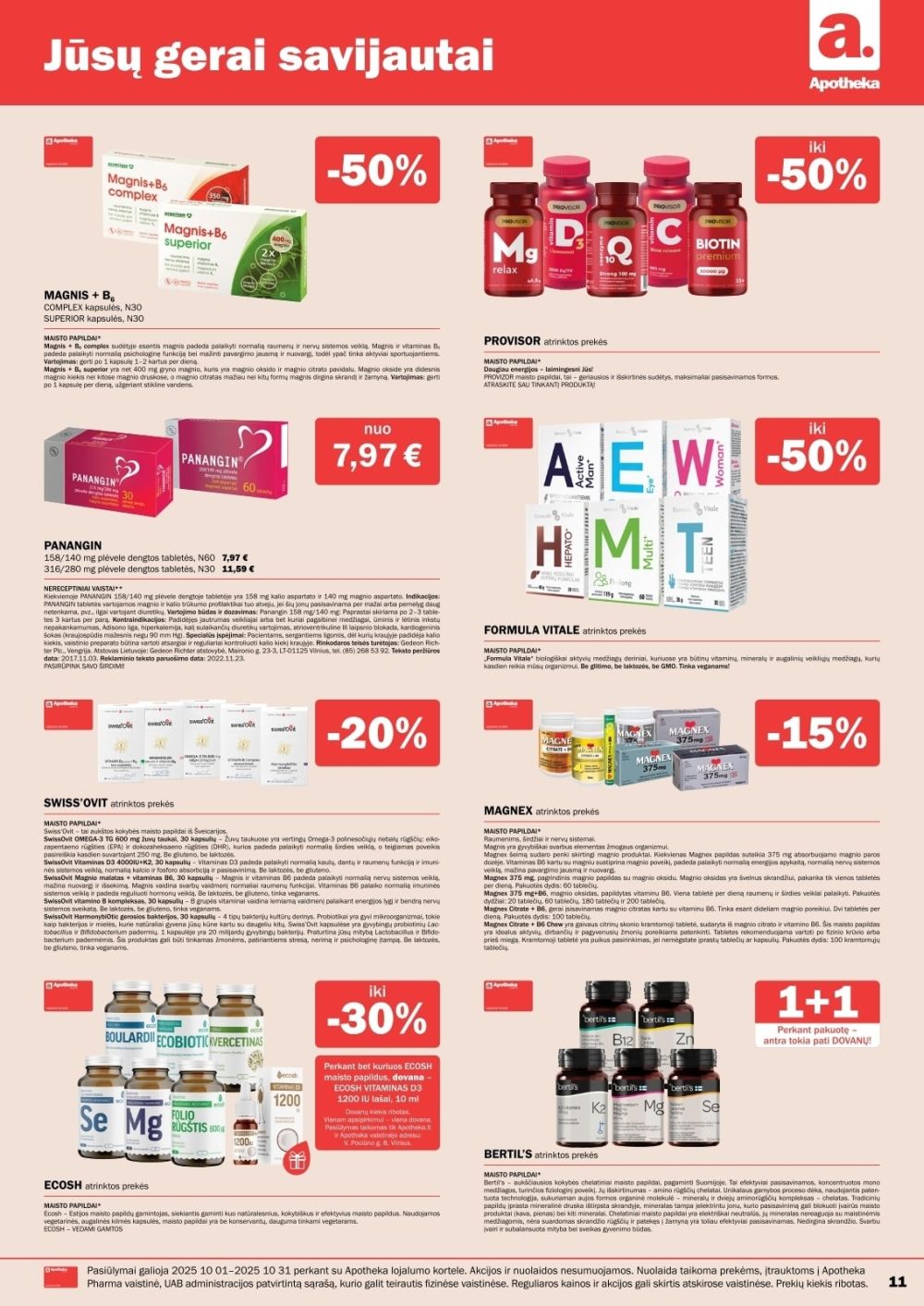 apotheka - APOTHEKA (2025 10 01 - 2025 10 31) - page: 11