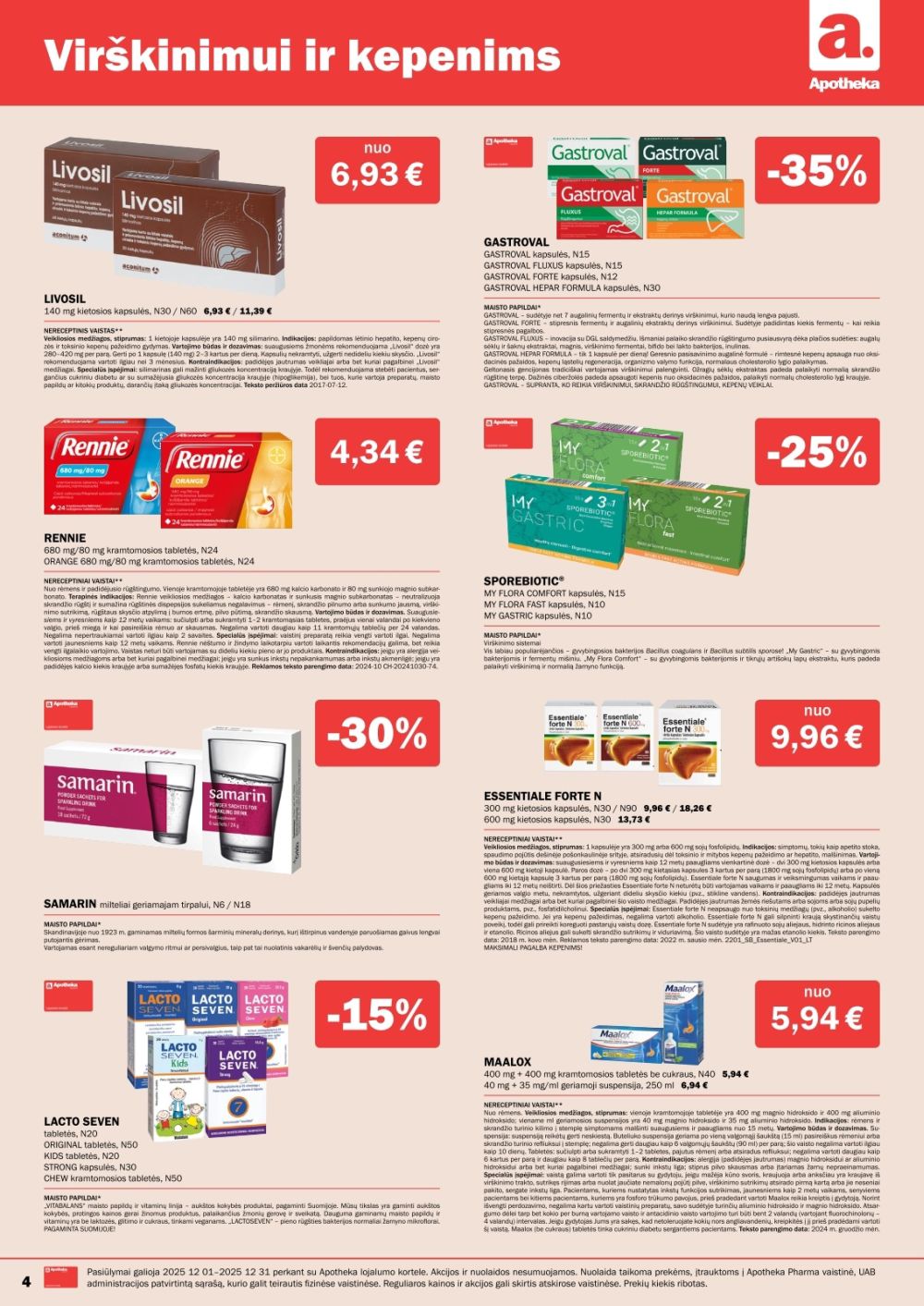 apotheka - APOTHEKA (2025 12 01 - 2025 12 31) - page: 4