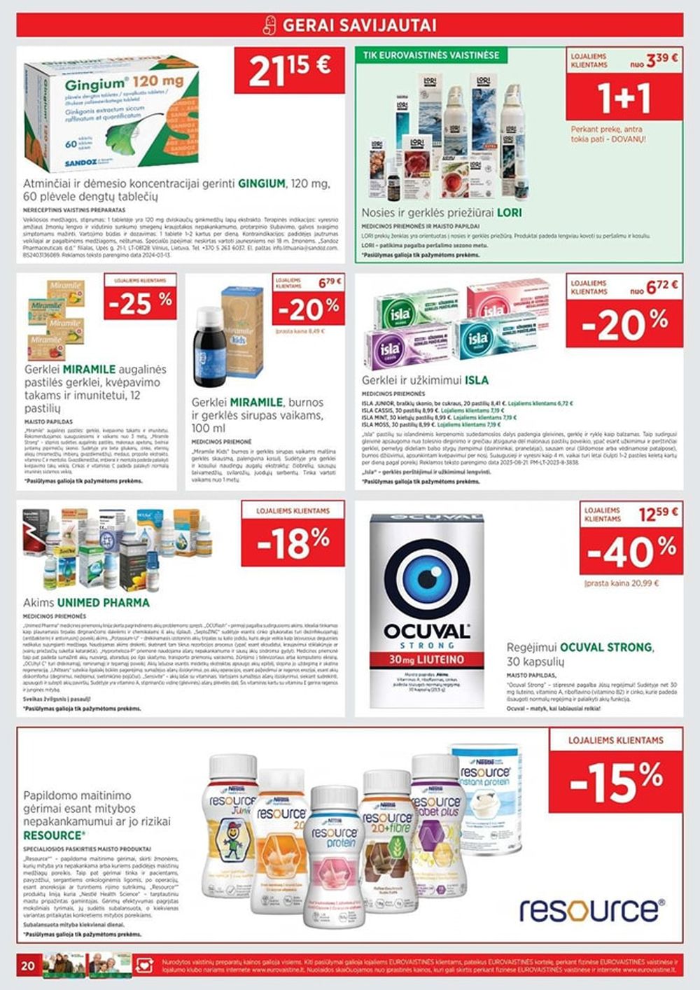 eurovaistine - EUROVAISTINĖ (2025 11 01 - 2025 11 30) - page: 20