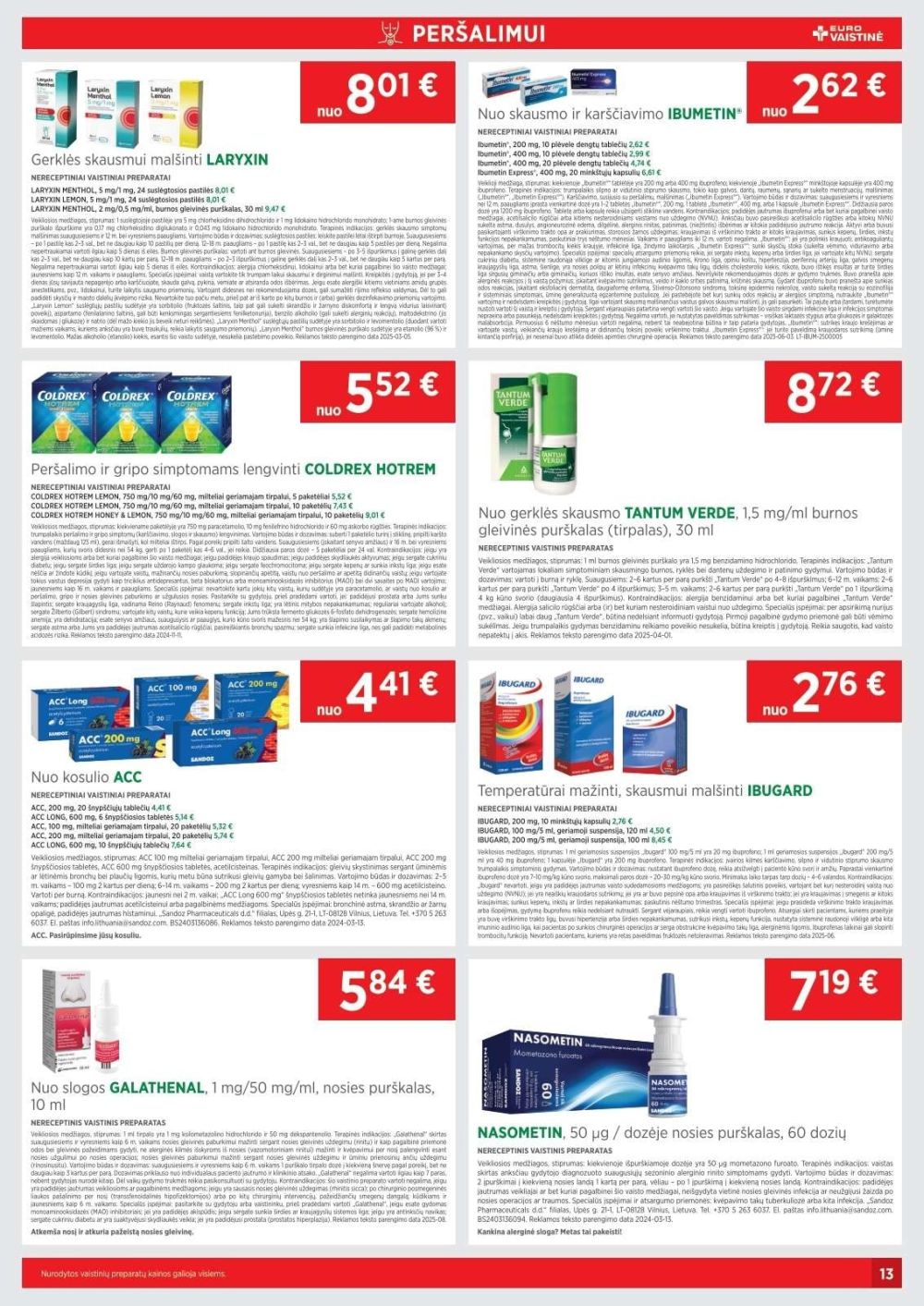 eurovaistine - EUROVAISTINĖ (2025 11 01 - 2025 11 30) - page: 13