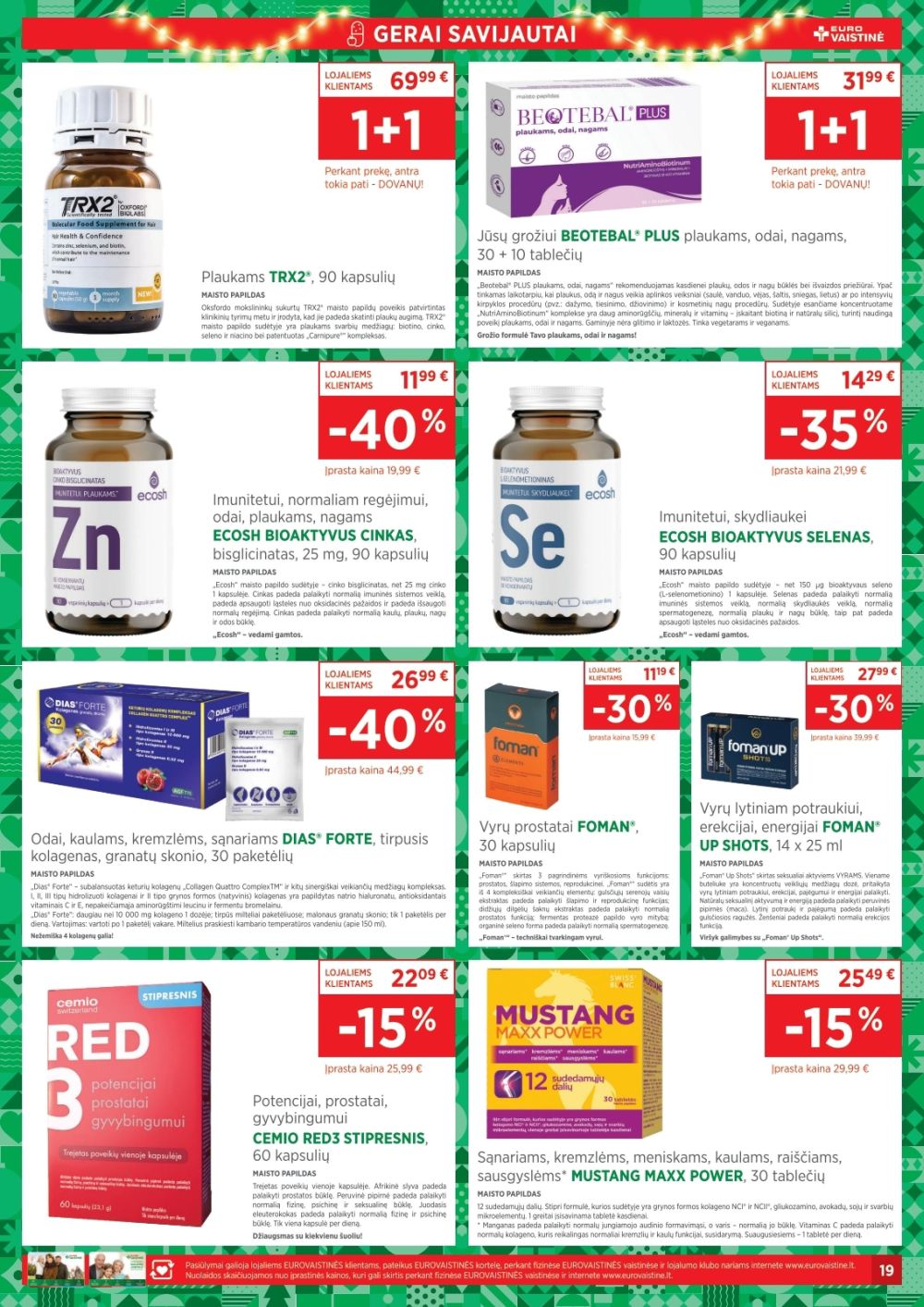 eurovaistine - EUROVAISTINĖ (2025 12 01 - 2025 12 31) - page: 19