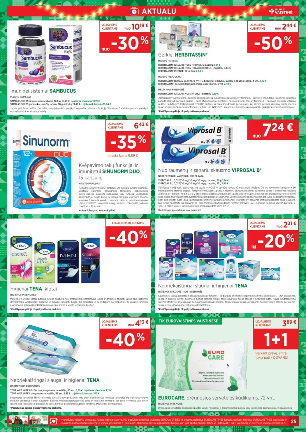 eurovaistine - EUROVAISTINĖ (2025 12 01 - 2025 12 31) - page: 25