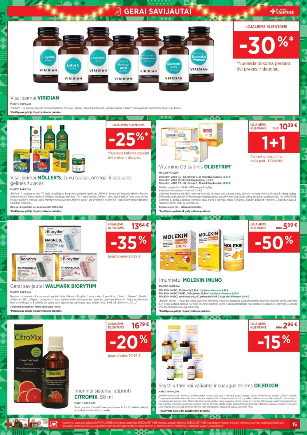 eurovaistine - EUROVAISTINĖ (2025 12 01 - 2025 12 31) - page: 15