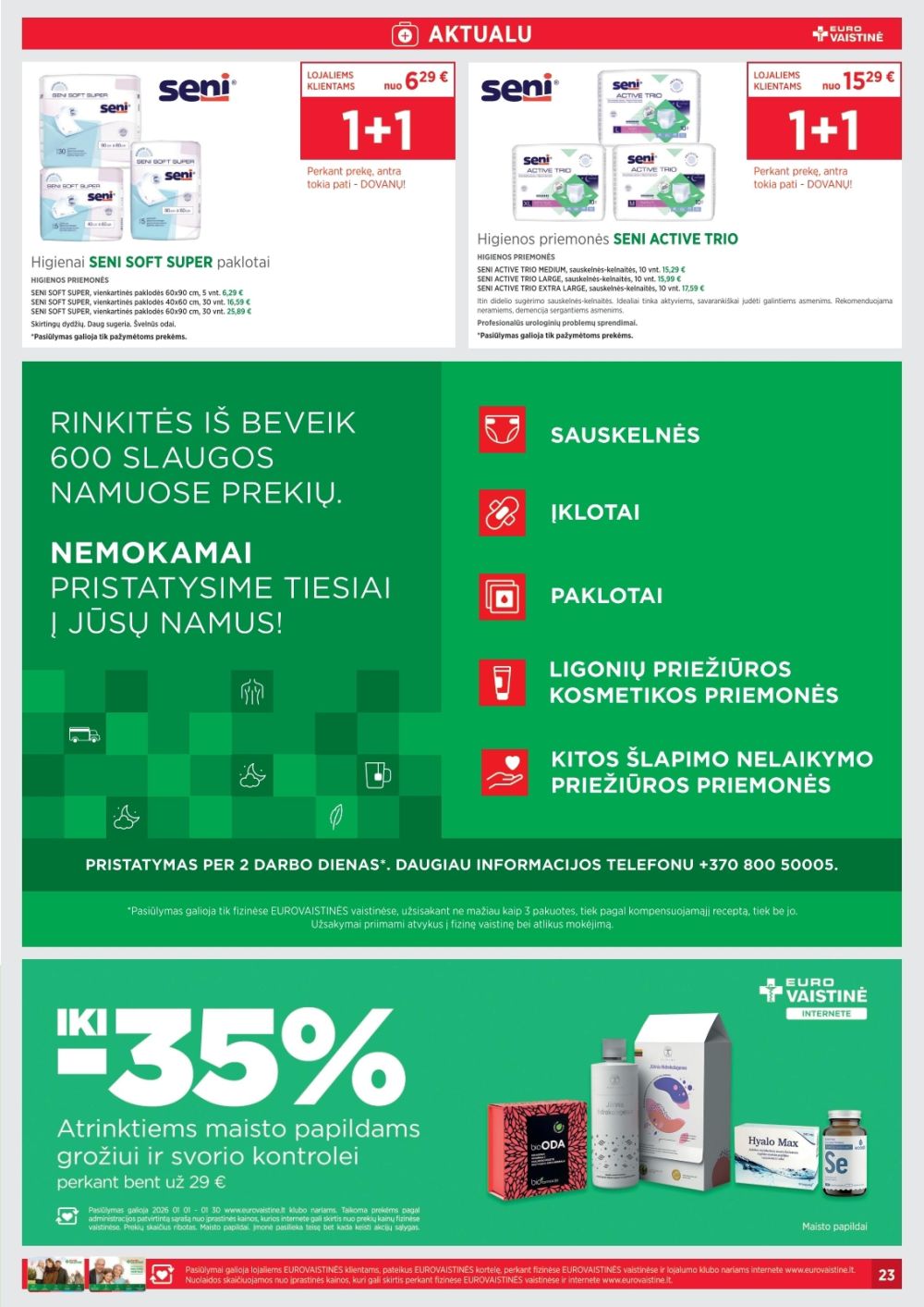 eurovaistine - EUROVAISTINĖ (2026 01 01 - 2026 01 31) - page: 23