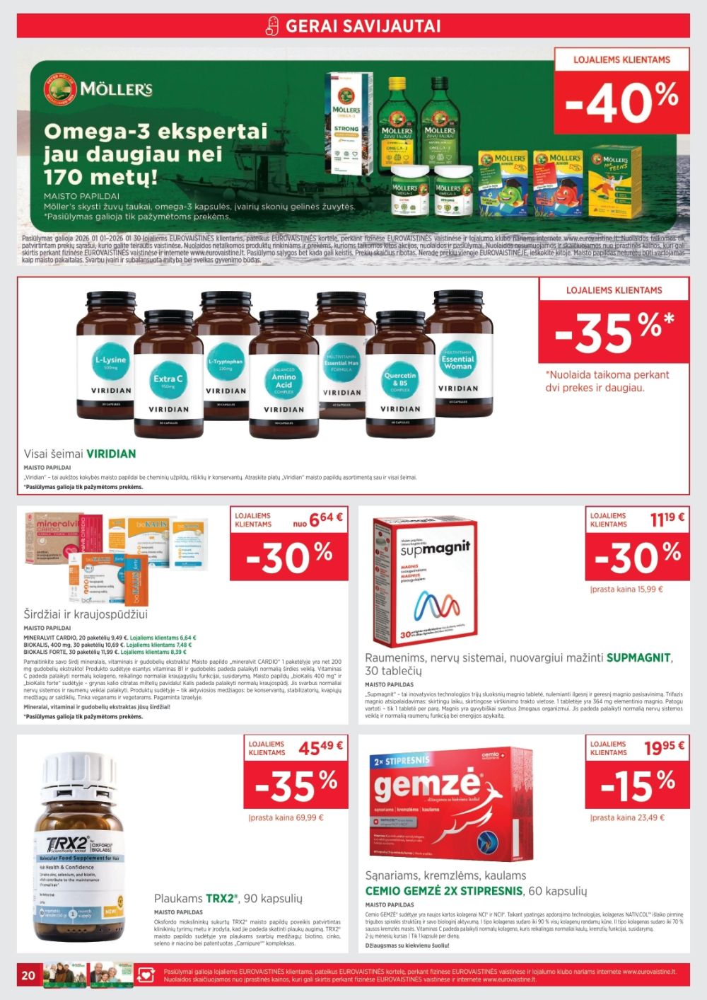 eurovaistine - EUROVAISTINĖ (2026 01 01 - 2026 01 31) - page: 20