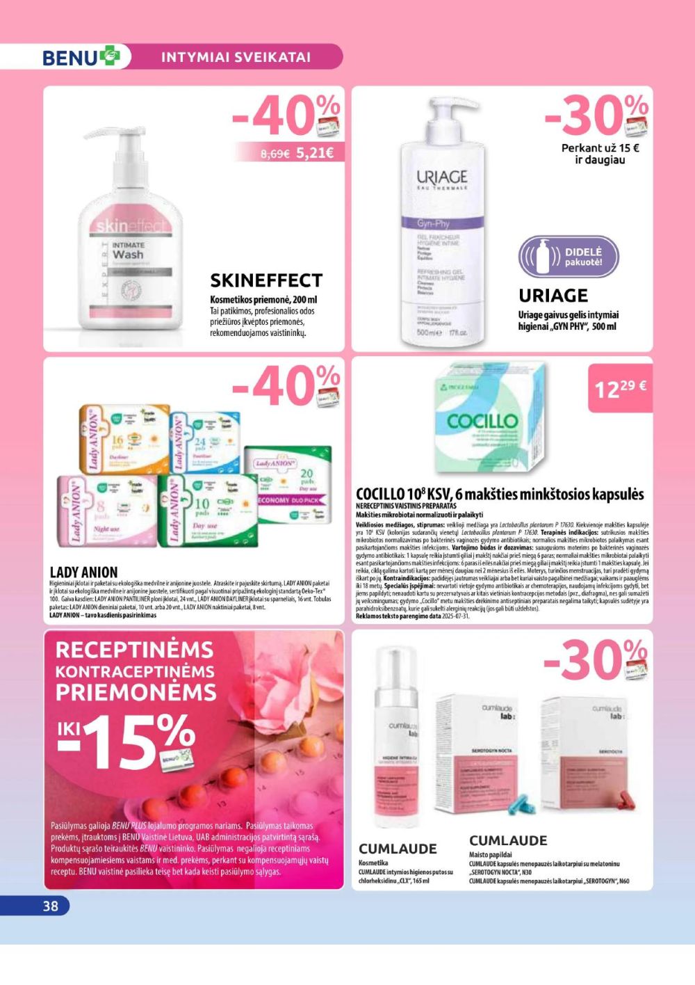 benu-vaistine - BENU VAISTINĖ (2025 11 01 - 2025 11 30) - page: 38 benu-vaistine - BENU VAISTINĖ (2025 11 01 - 2025 11 30) - page: 38