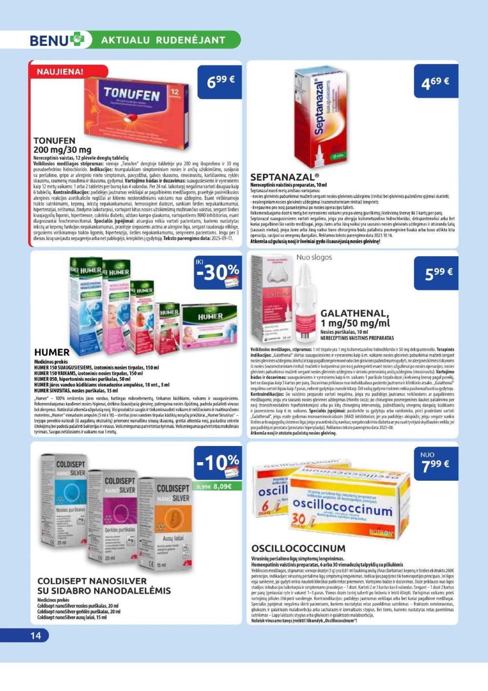 benu-vaistine - BENU VAISTINĖ (2025 11 01 - 2025 11 30) - page: 14 benu-vaistine - BENU VAISTINĖ (2025 11 01 - 2025 11 30) - page: 14