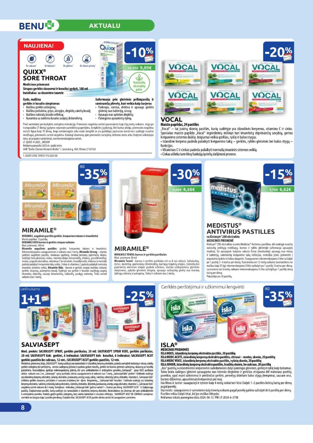 benu-vaistine - BENU VAISTINĖ (2025 11 01 - 2025 11 30) - page: 8 benu-vaistine - BENU VAISTINĖ (2025 11 01 - 2025 11 30) - page: 8
