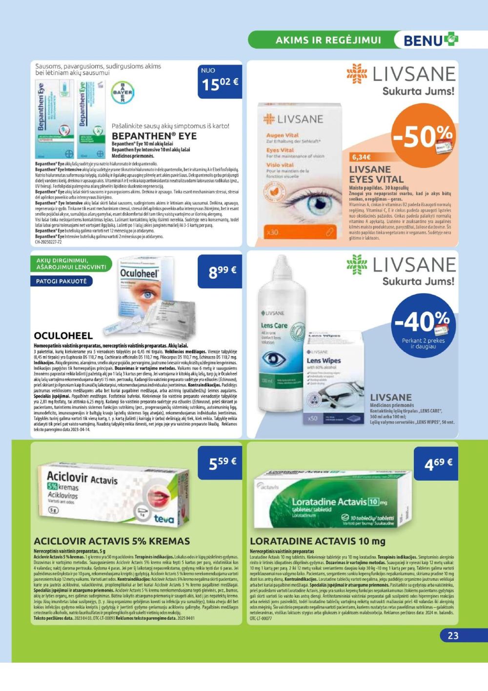 benu-vaistine - BENU VAISTINĖ (2025 11 01 - 2025 11 30) - page: 23 benu-vaistine - BENU VAISTINĖ (2025 11 01 - 2025 11 30) - page: 23
