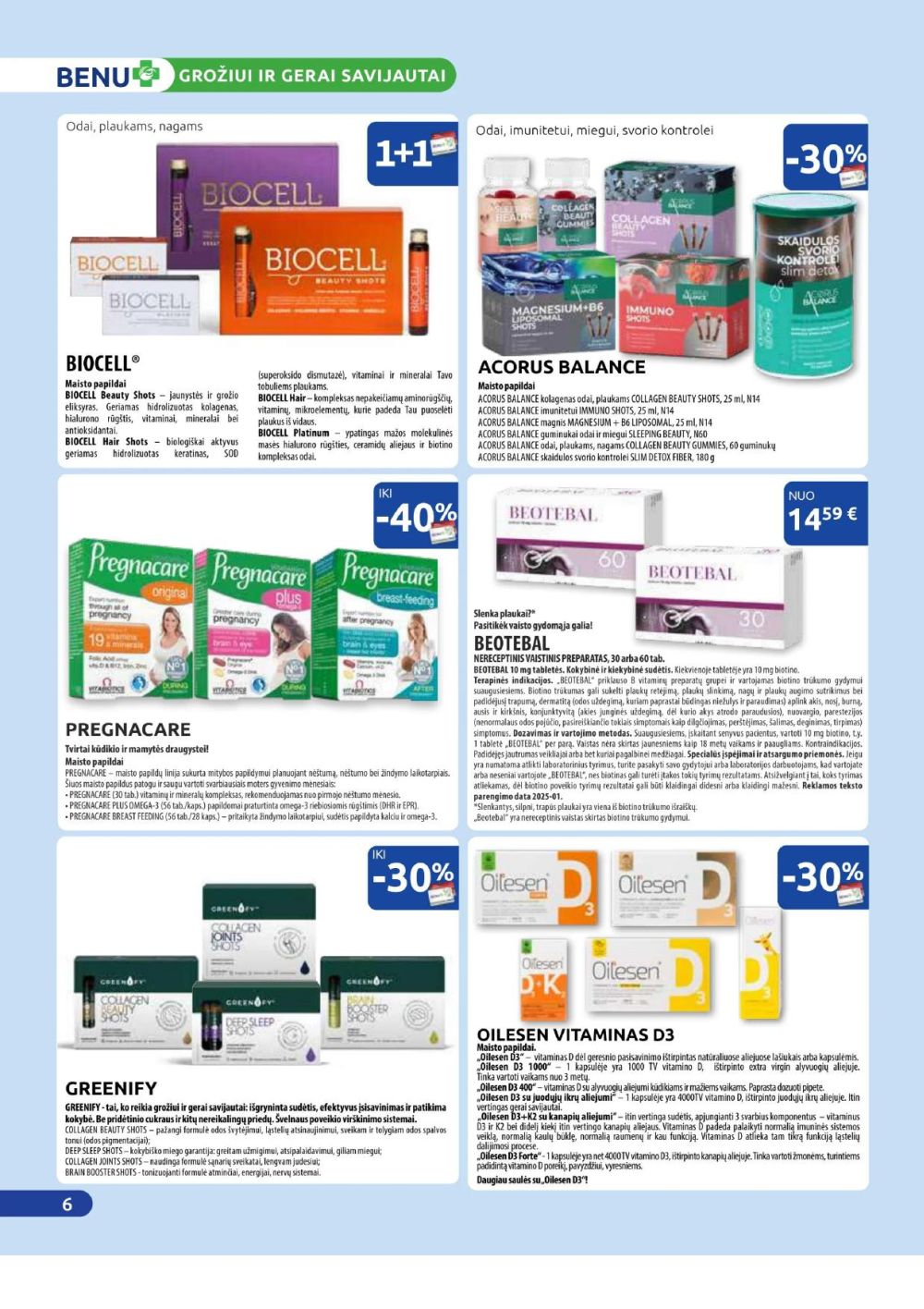 benu-vaistine - BENU VAISTINĖ (2025 11 01 - 2025 11 30) - page: 6 benu-vaistine - BENU VAISTINĖ (2025 11 01 - 2025 11 30) - page: 6