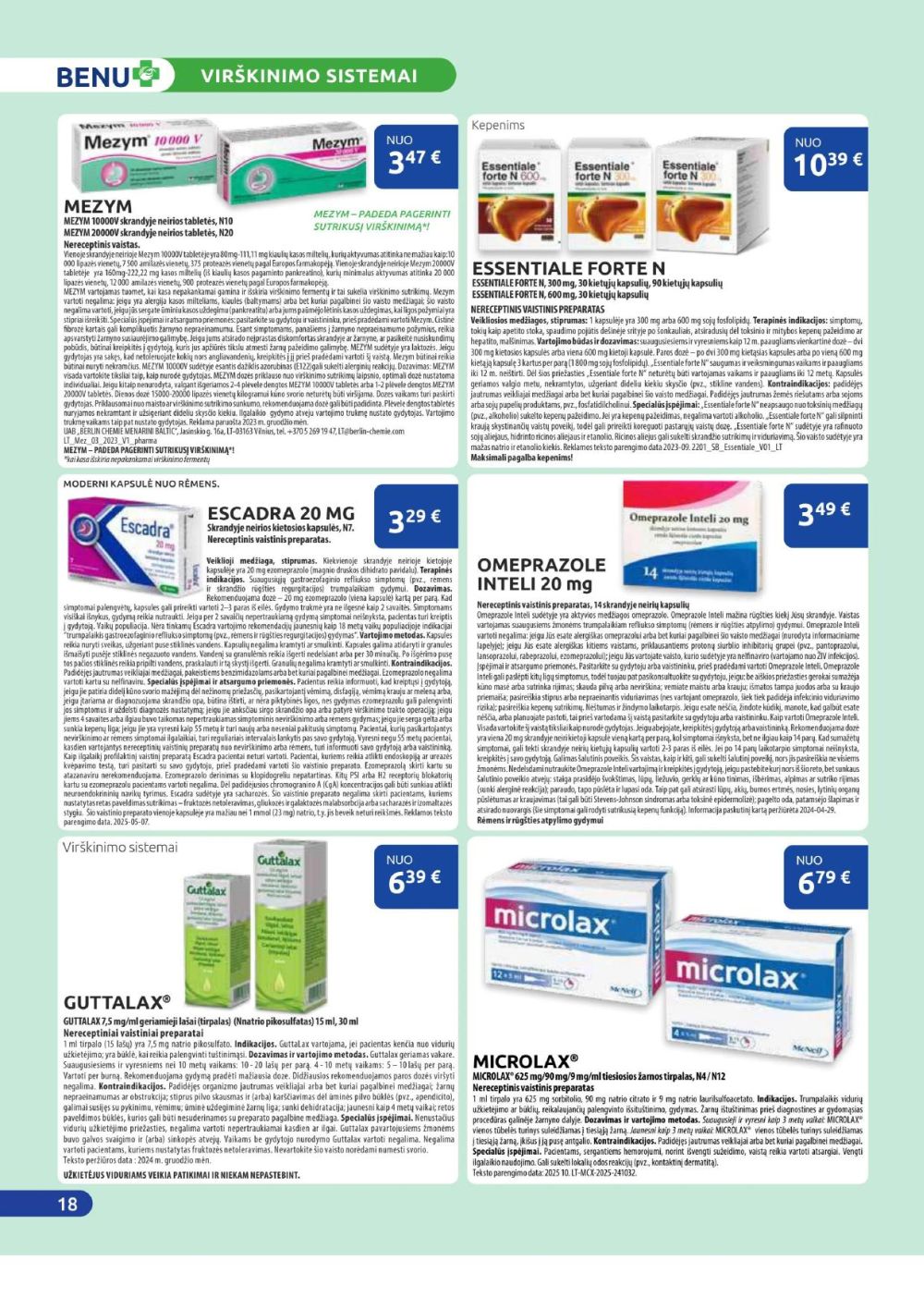benu-vaistine - BENU VAISTINĖ (2025 11 01 - 2025 11 30) - page: 18 benu-vaistine - BENU VAISTINĖ (2025 11 01 - 2025 11 30) - page: 18