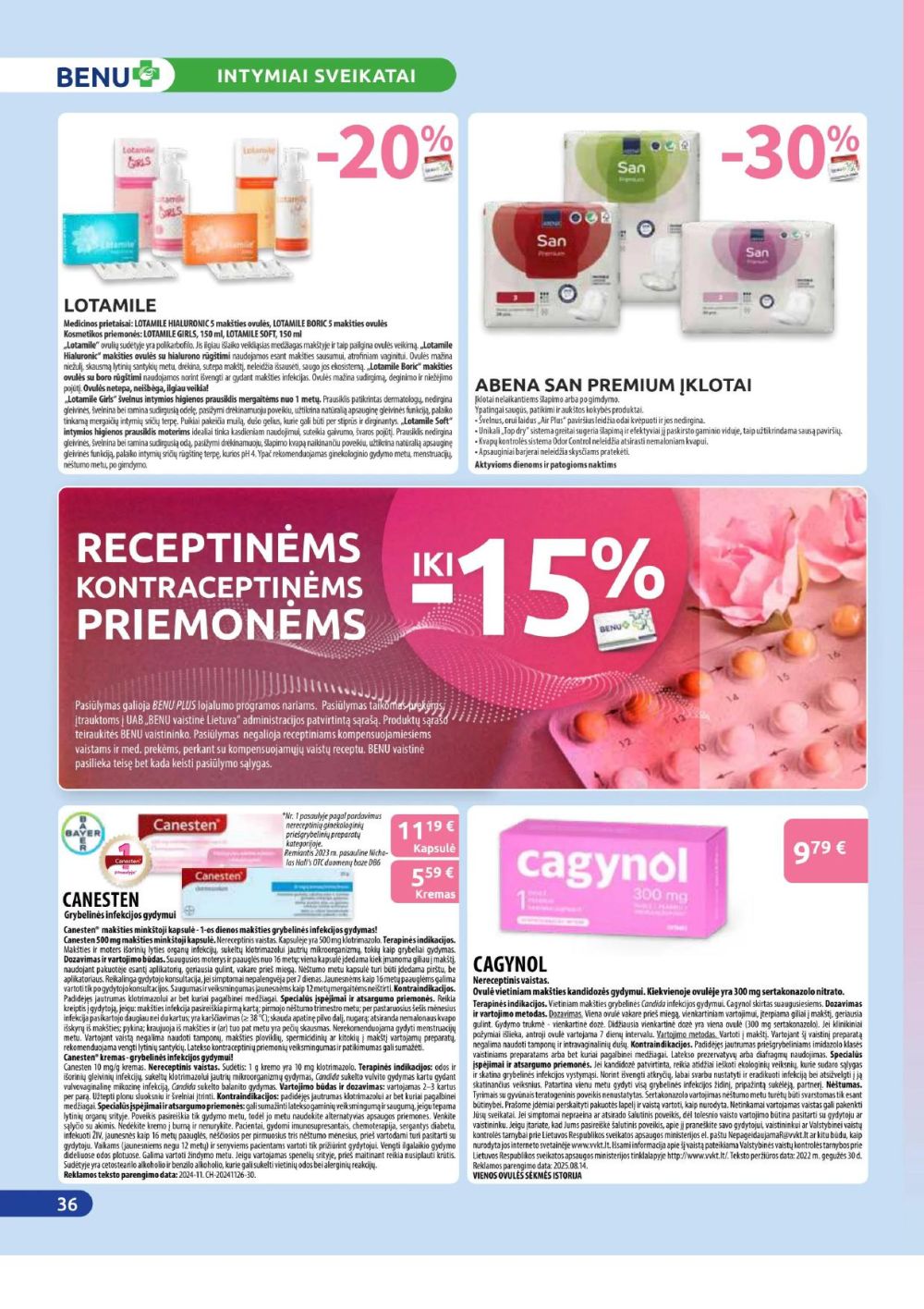 benu-vaistine - BENU VAISTINĖ (2025 12 01 - 2025 12 31) - page: 36