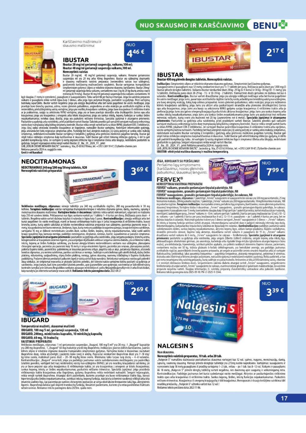 benu-vaistine - BENU VAISTINĖ (2025 12 01 - 2025 12 31) - page: 17