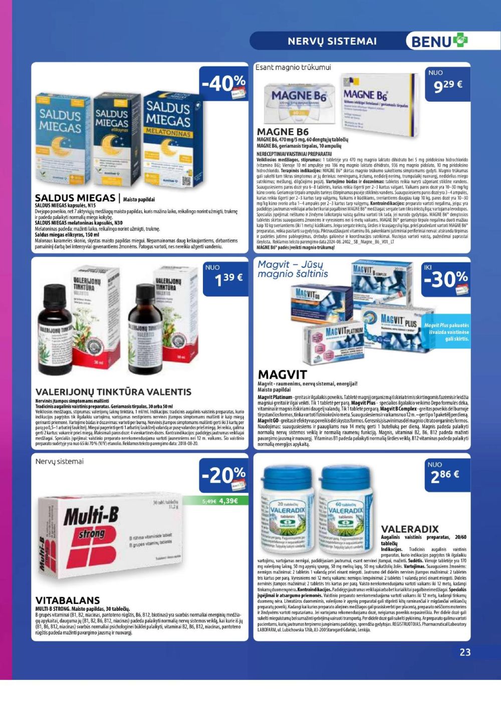 benu-vaistine - BENU VAISTINĖ (2025 12 01 - 2025 12 31) - page: 23