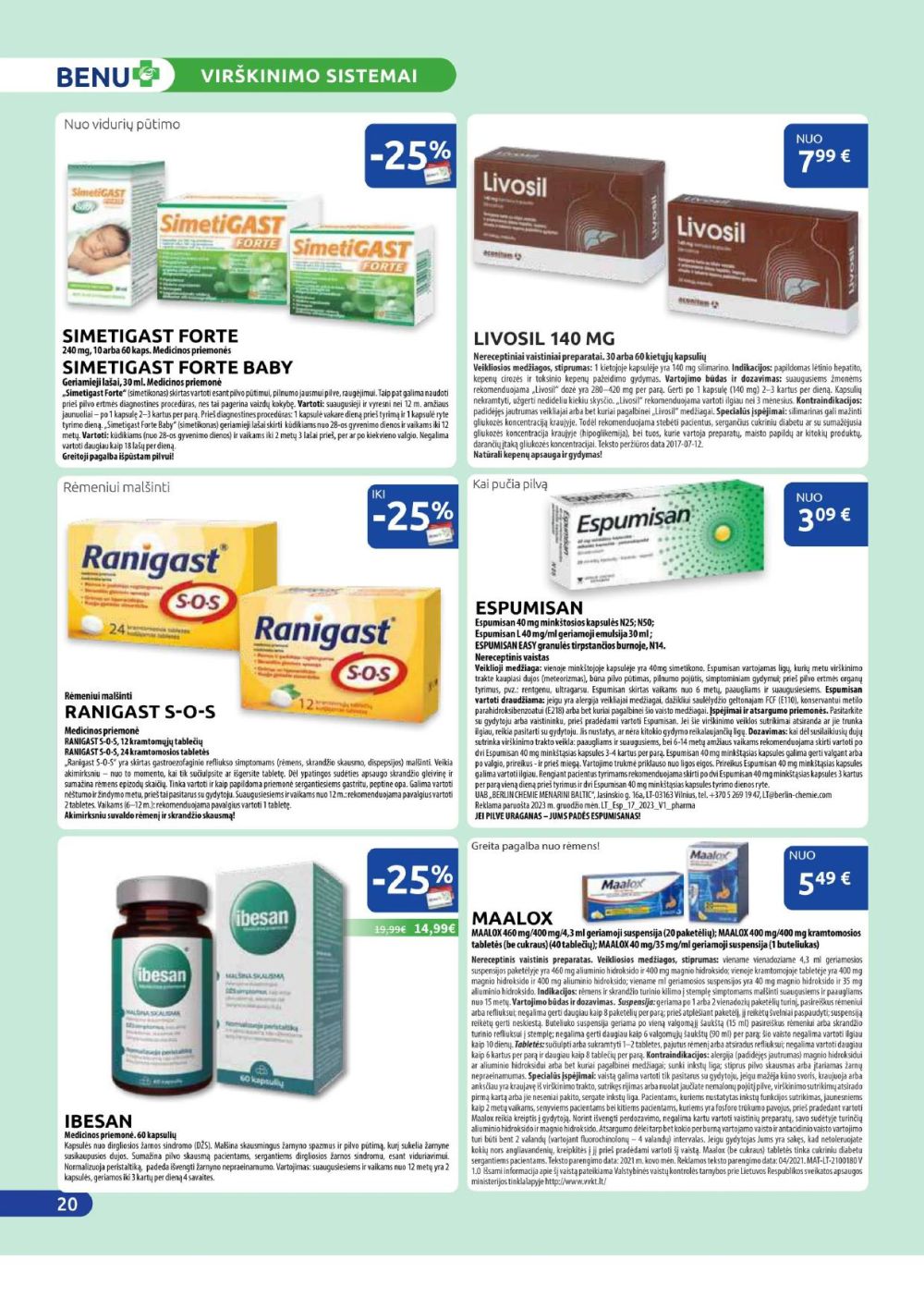 benu-vaistine - BENU VAISTINĖ (2025 12 01 - 2025 12 31) - page: 20