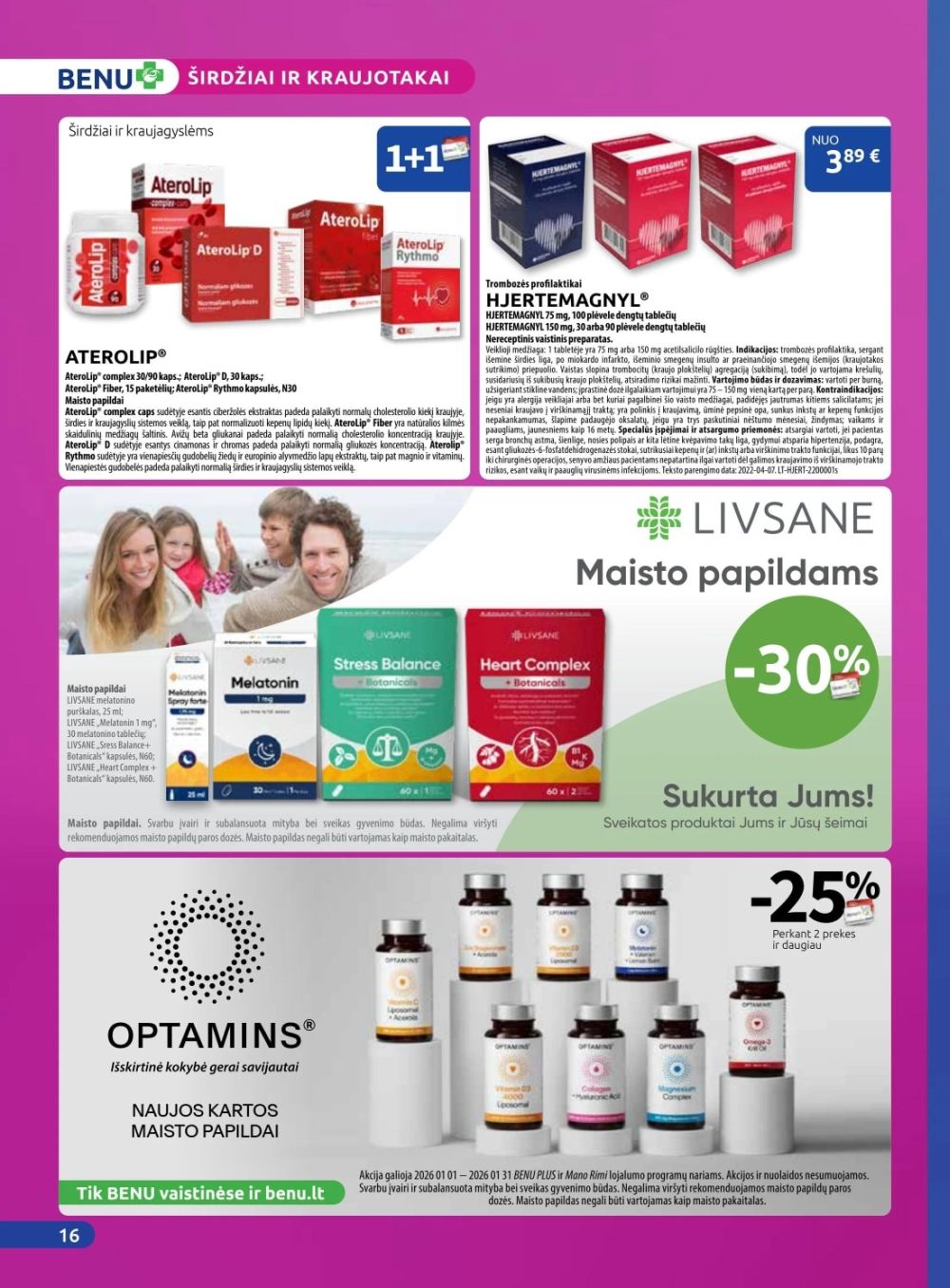 benu-vaistine - BENU VAISTINĖ (2026 01 01 - 2026 01 31) - page: 16