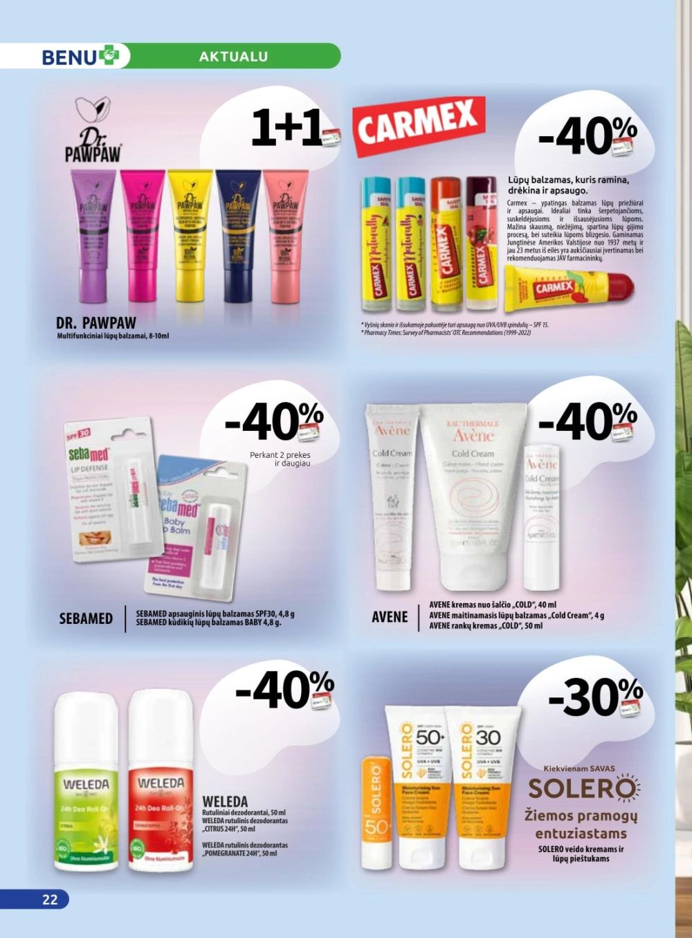 benu-vaistine - BENU VAISTINĖ (2026 01 01 - 2026 01 31) - page: 22
