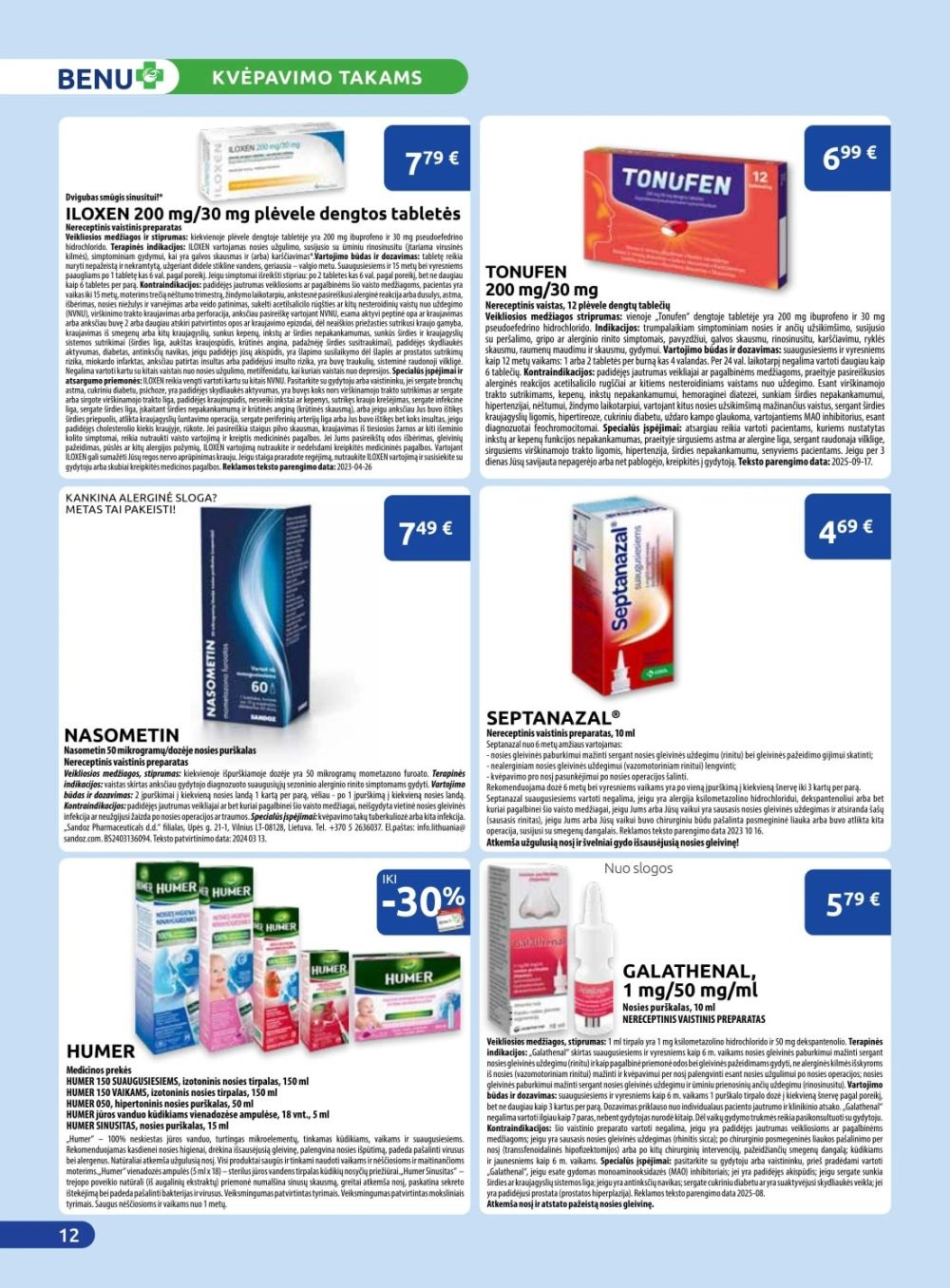 benu-vaistine - BENU VAISTINĖ (2026 01 01 - 2026 01 31) - page: 12