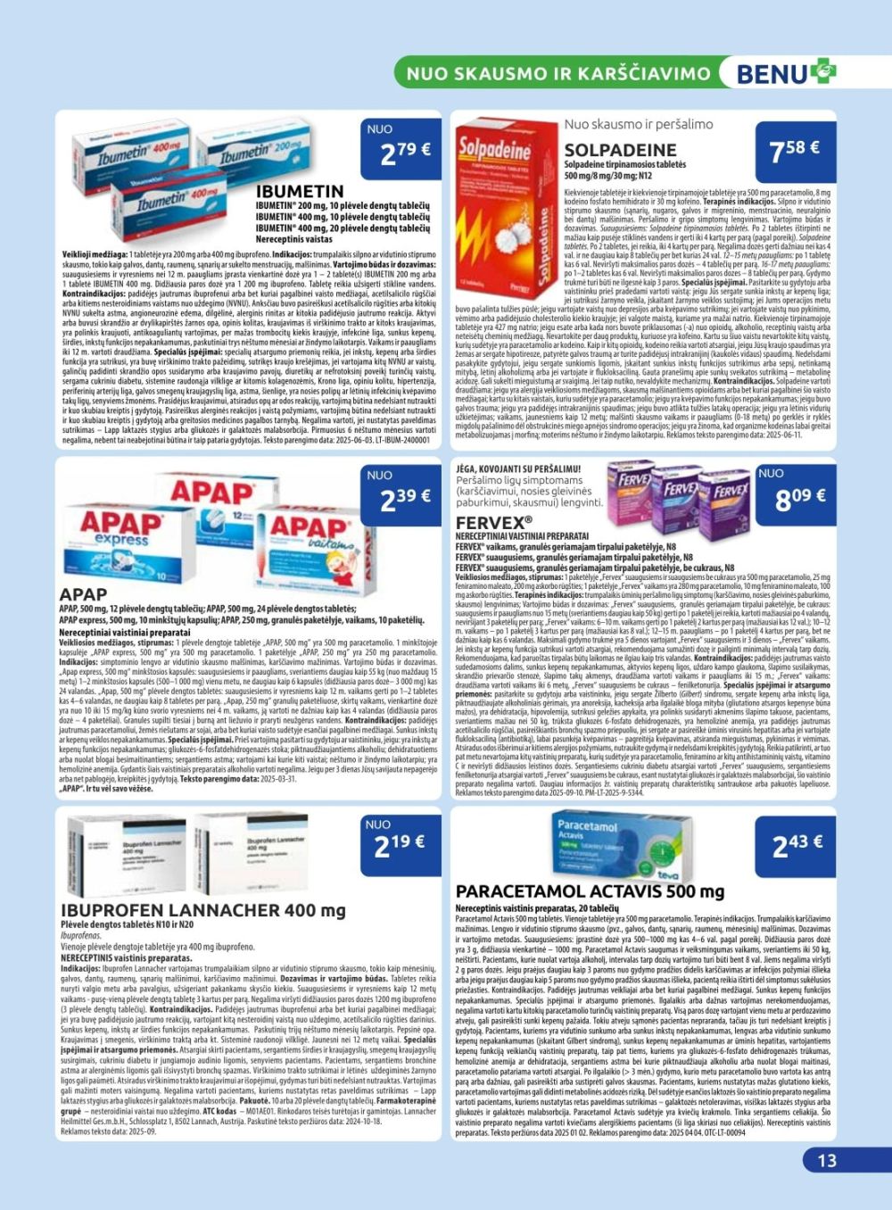 benu-vaistine - BENU VAISTINĖ (2026 01 01 - 2026 01 31) - page: 13