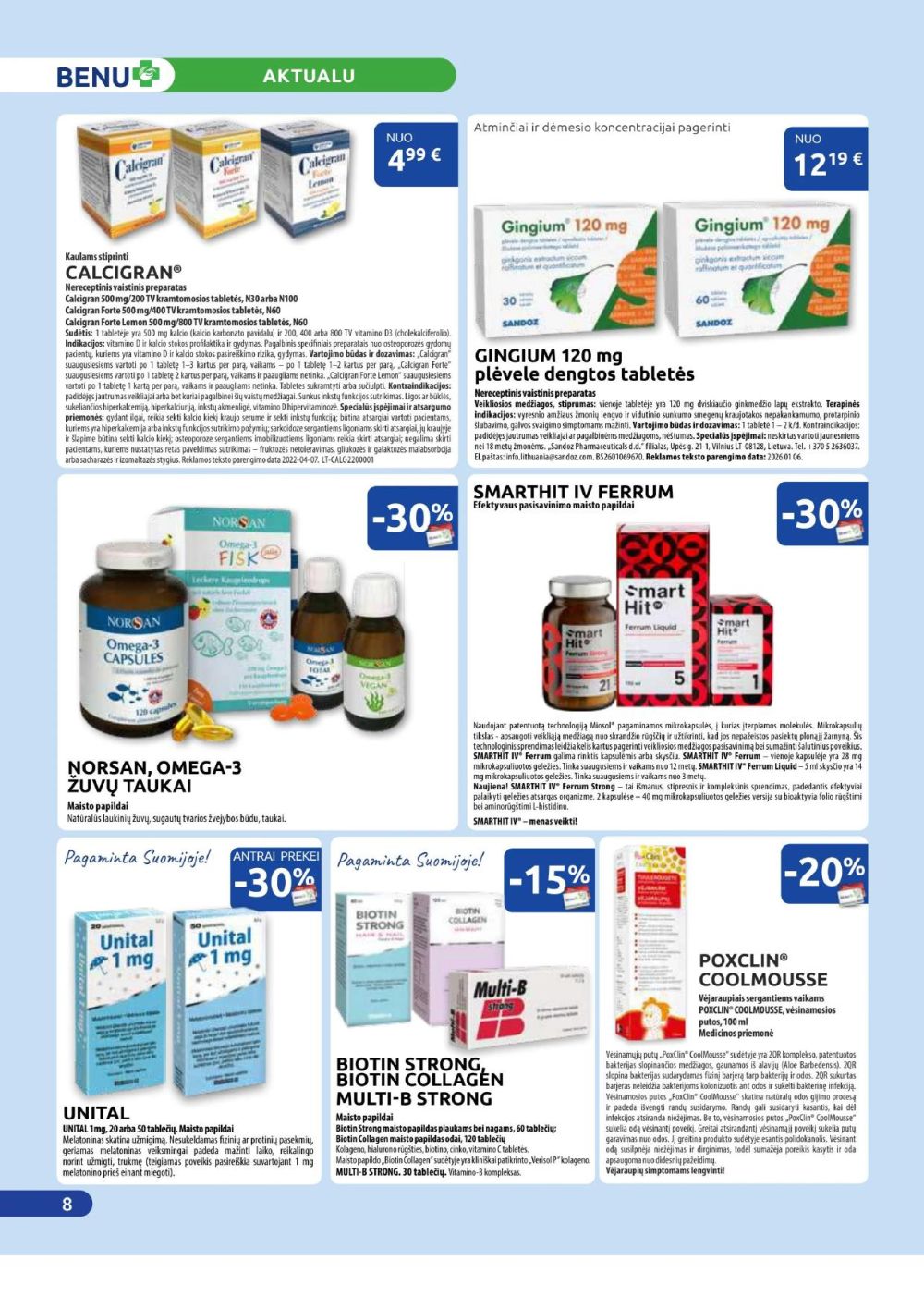 benu-vaistine - BENU VAISTINĖ (2026 02 01 - 2026 02 28) - page: 8