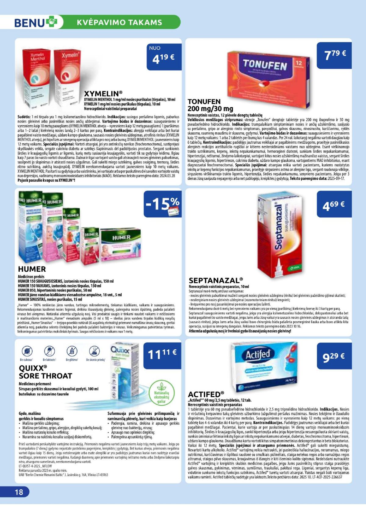 benu-vaistine - BENU VAISTINĖ (2026 03 01 - 2026 03 31) - page: 18