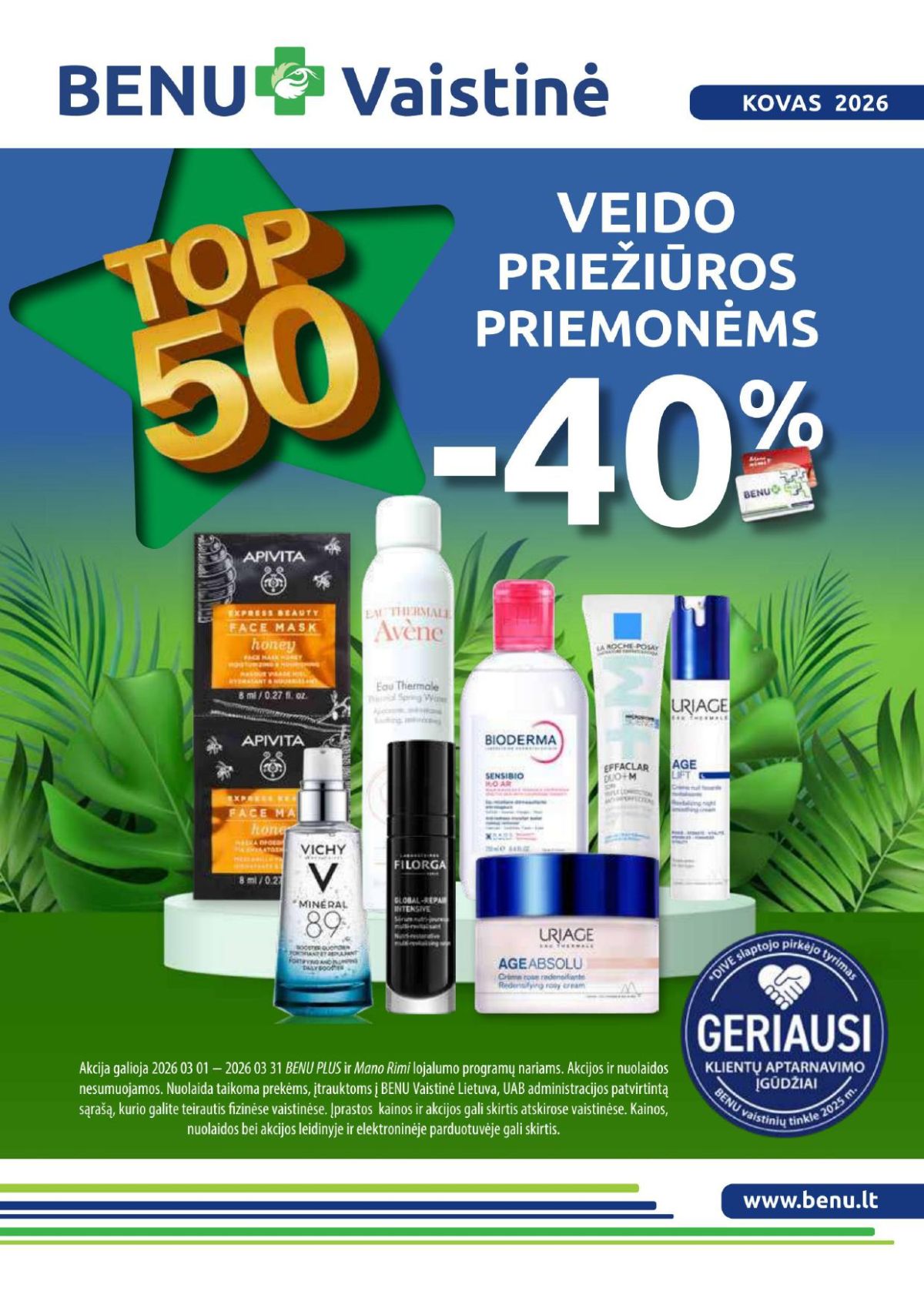 benu-vaistine - BENU VAISTINĖ (2026 03 01 - 2026 03 31) - page: 1