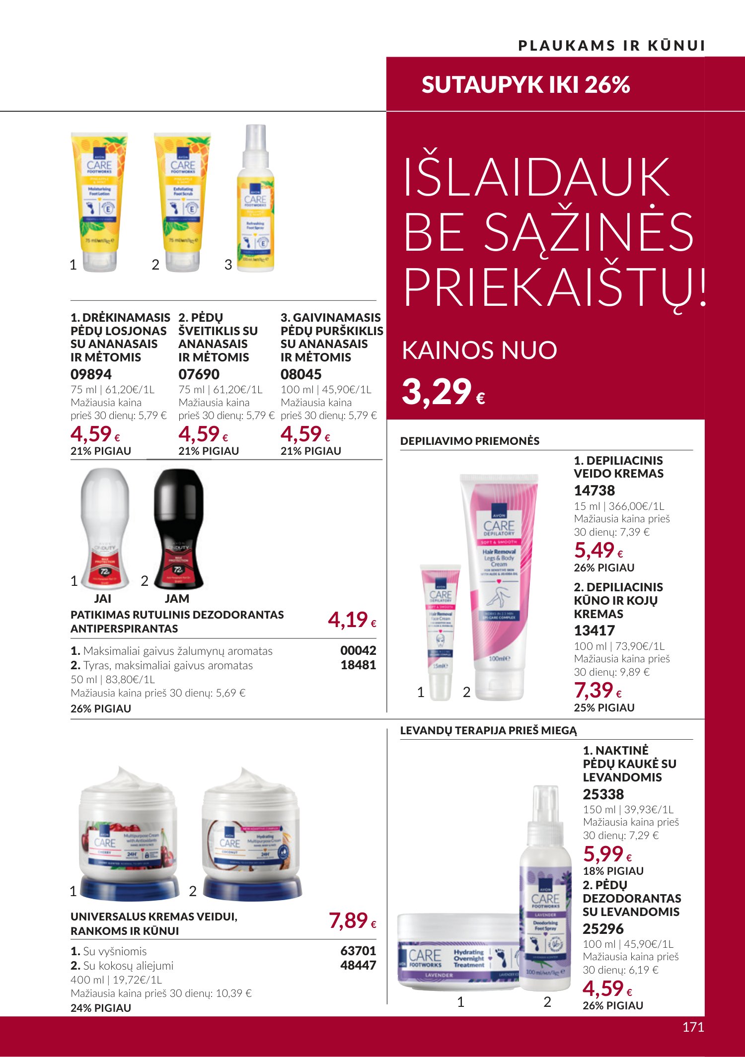 avon - Spalio katalogas (2026-09-30 - 2026-10-31) - page: 171
