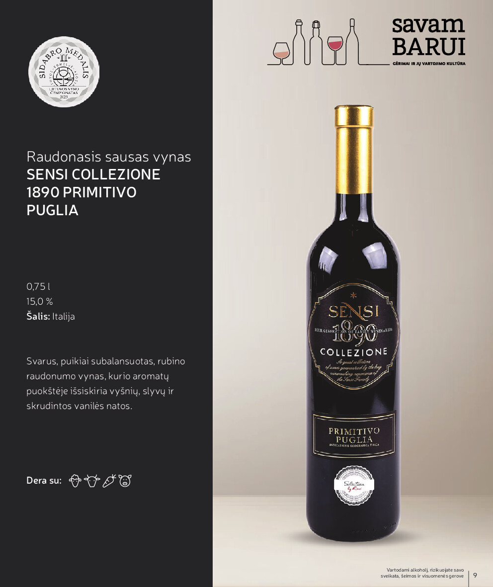 rimi - RIMI - 2025 m lietuvos vyno cempionate apdovanotu vynu katalogas (2026-10-01 - 2026-11-01) - page: 9