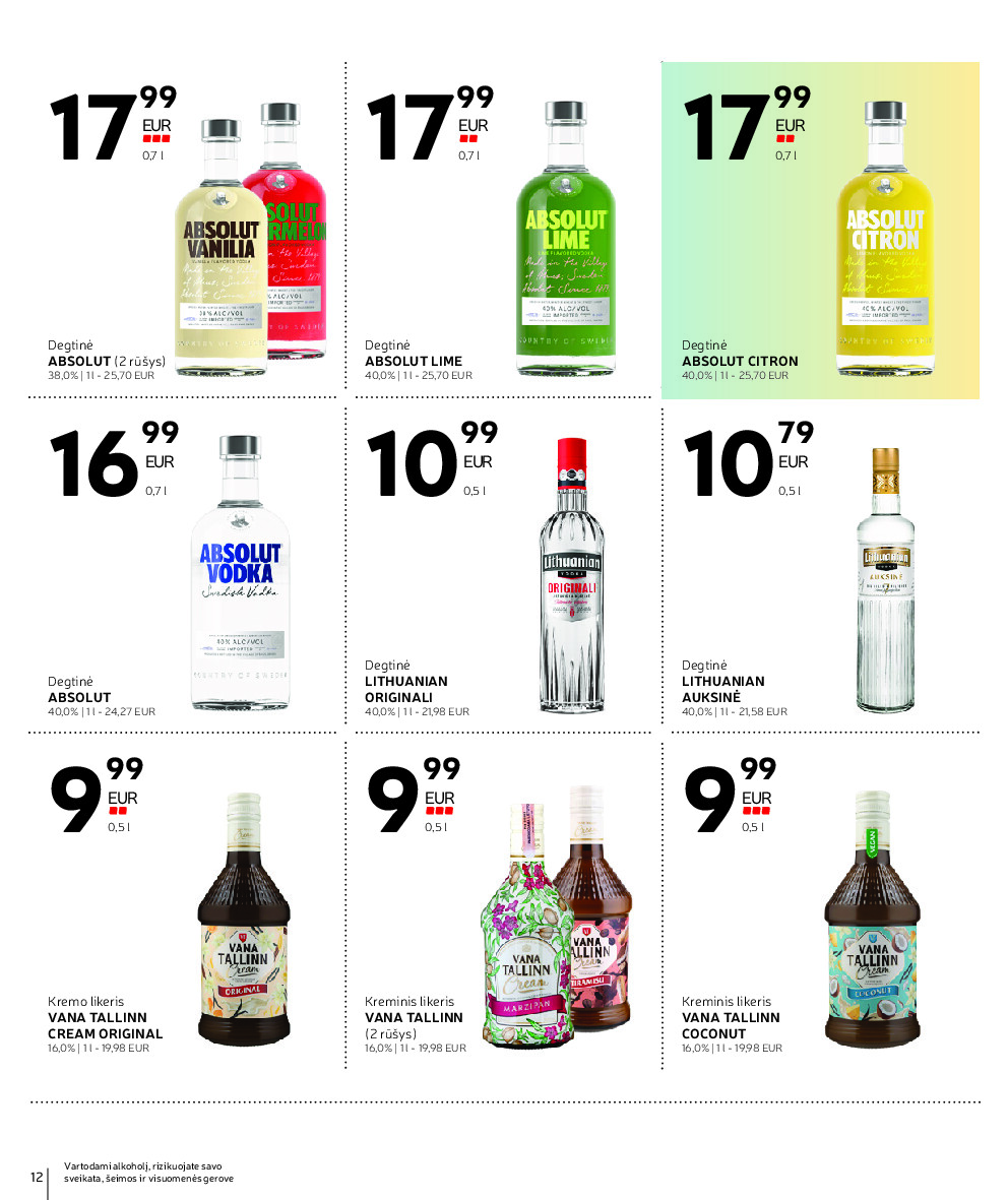 rimi - RIMI - Alkoholiniu gerimu asortimento katalogas nr 21 (2026-10-01 - 2026-11-01) - page: 12