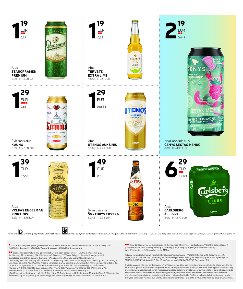rimi - RIMI - Alkoholiniu gerimu asortimento katalogas nr 21 (2026-10-01 - 2026-11-01) - page: 13