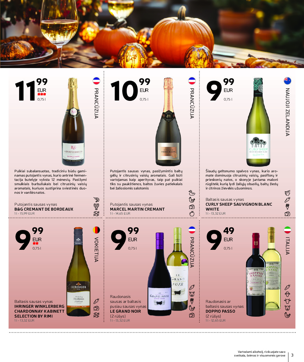 rimi - RIMI - Alkoholiniu gerimu asortimento katalogas nr 21 (2026-10-01 - 2026-11-01) - page: 3
