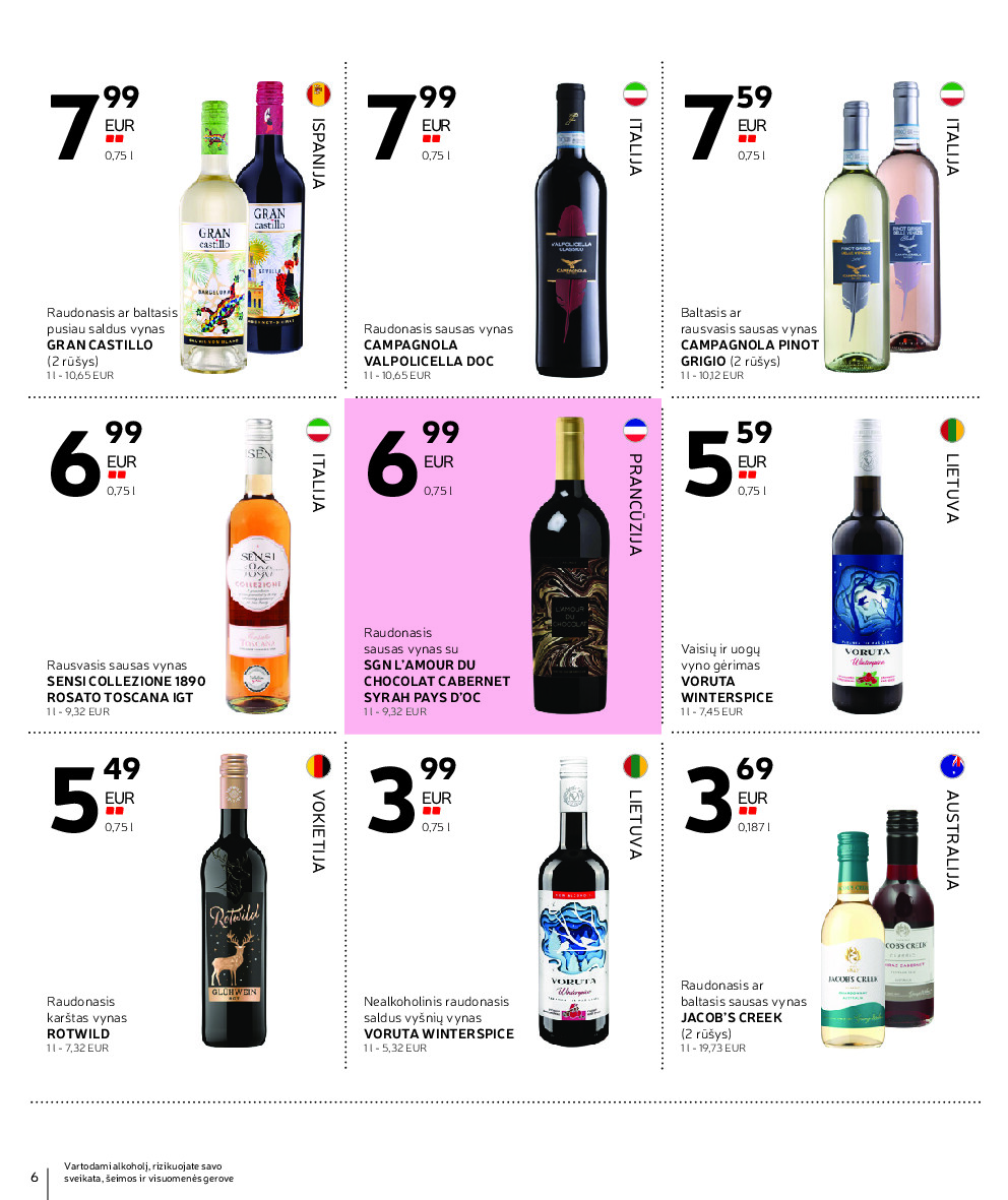 rimi - RIMI - Alkoholiniu gerimu asortimento katalogas nr 21 (2026-10-01 - 2026-11-01) - page: 6
