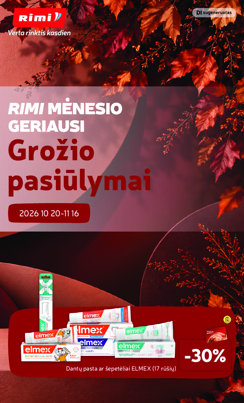 rimi - RIMI - Grozio prekiu katalogas nr 11 (2026-10-01 - 2026-11-01)