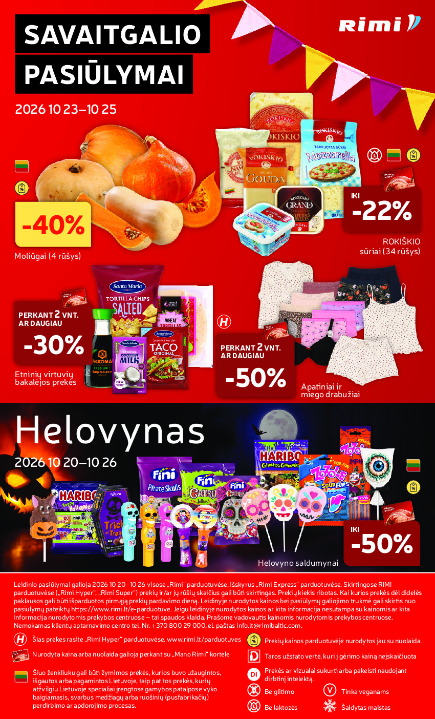 rimi - RIMI - Savaitinis akcijų leidinys Nr. 43 (2026-10-20 - 2026-10-26) - page: 41
