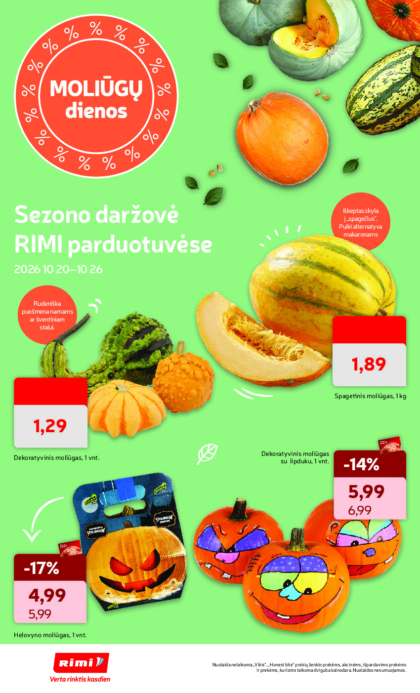 rimi - RIMI - Savaitinis akcijų leidinys Nr. 43 (2026-10-20 - 2026-10-26) - page: 10